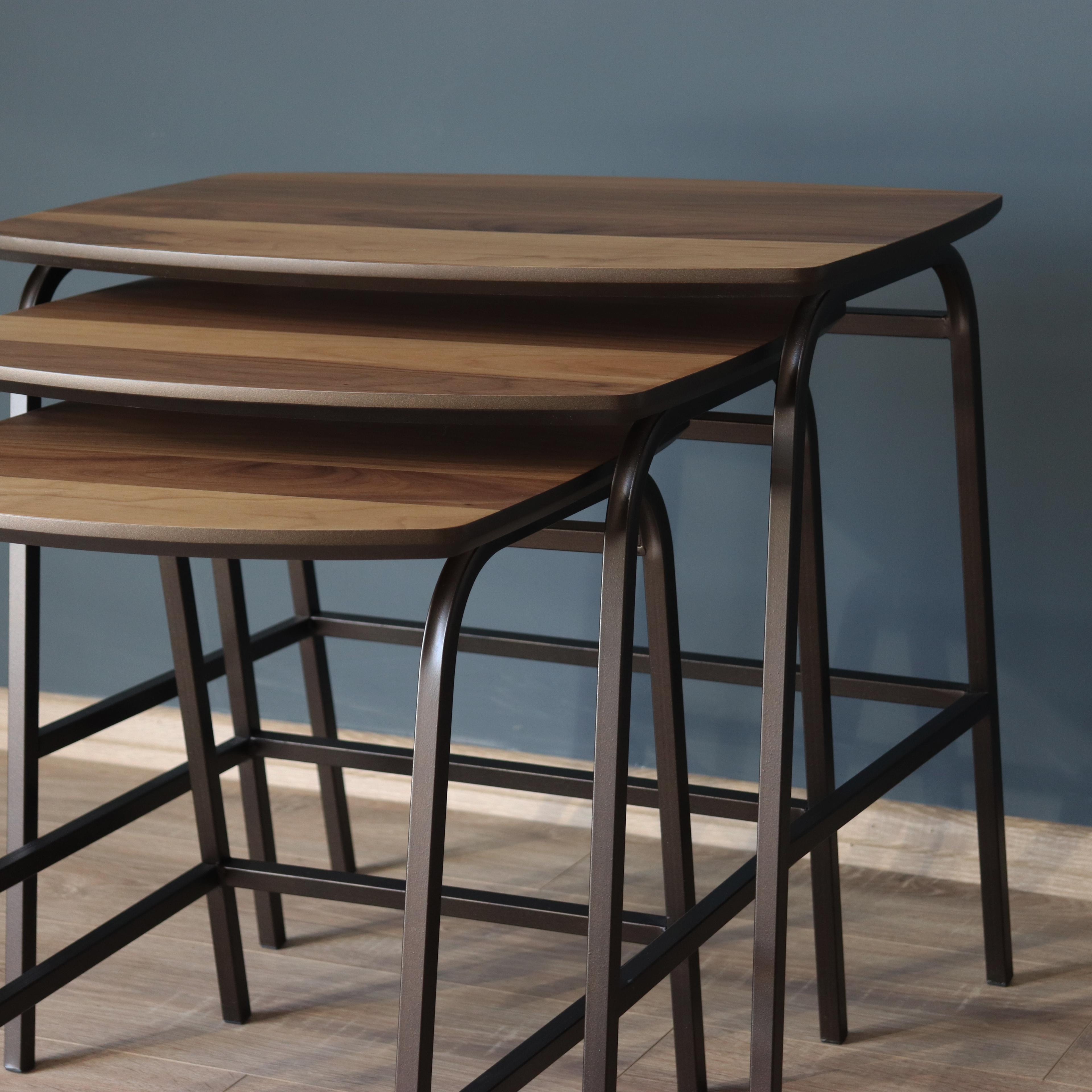 Nox Walnut Nesting Table