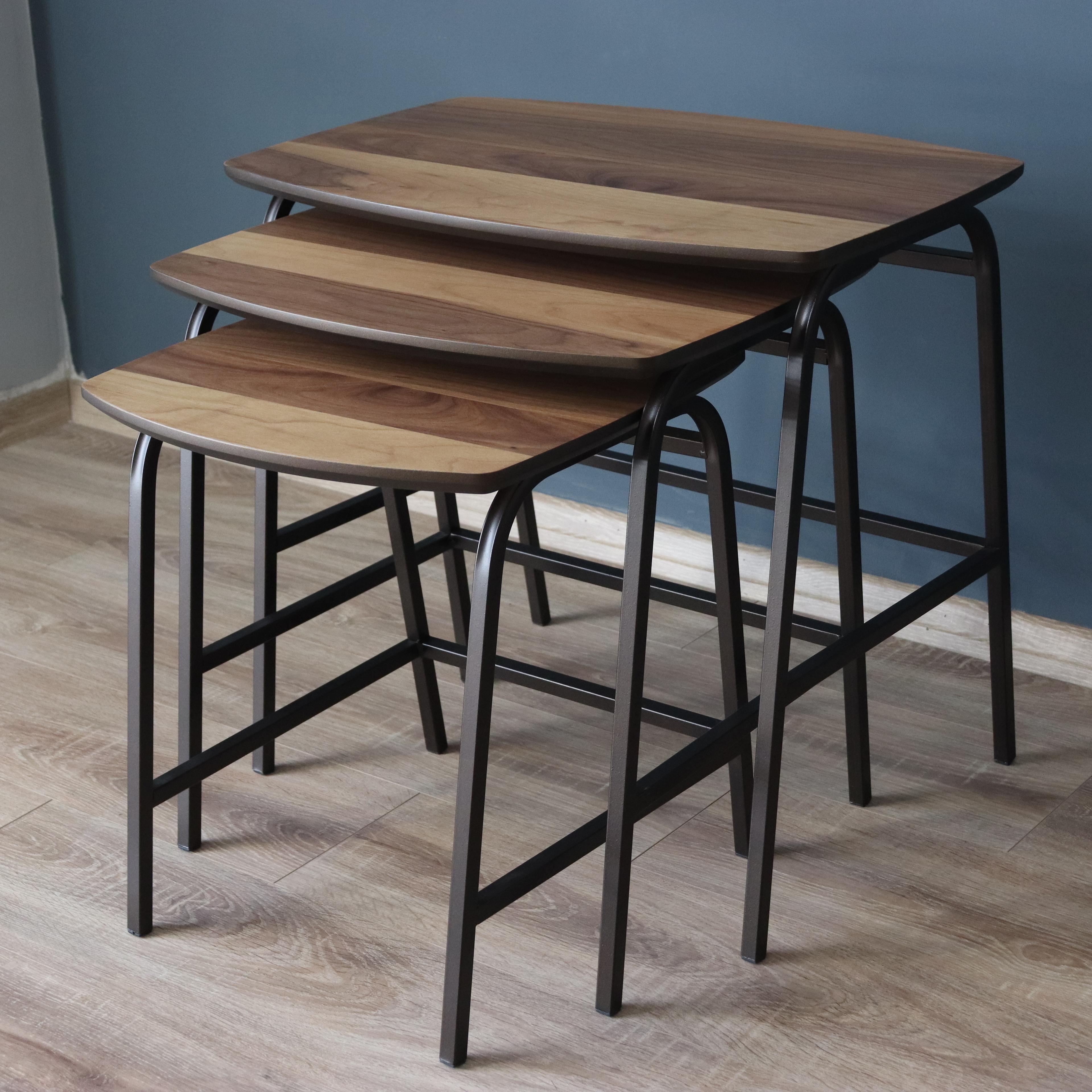 Nox Walnut Nesting Table