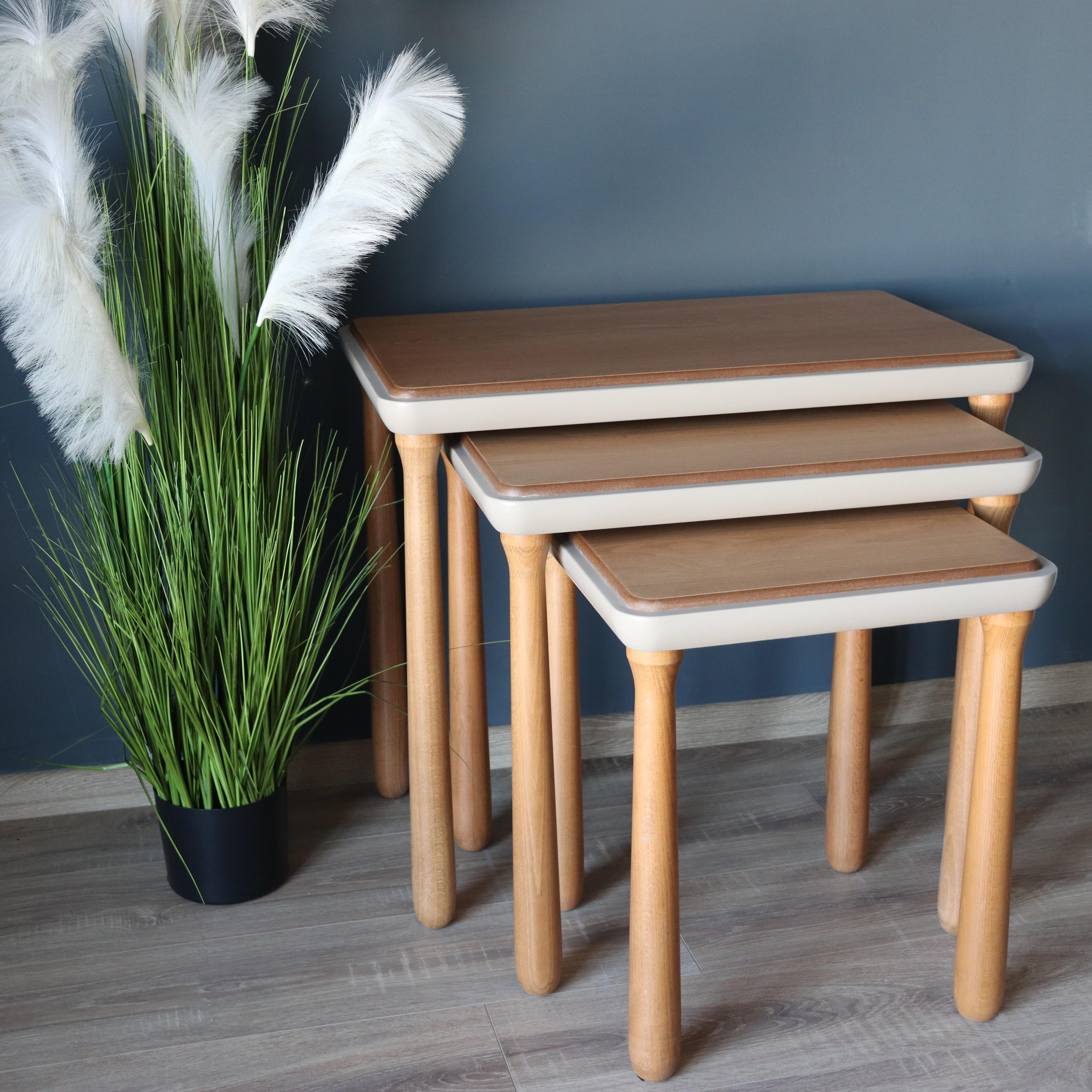 Bohemian Beech Nesting Table