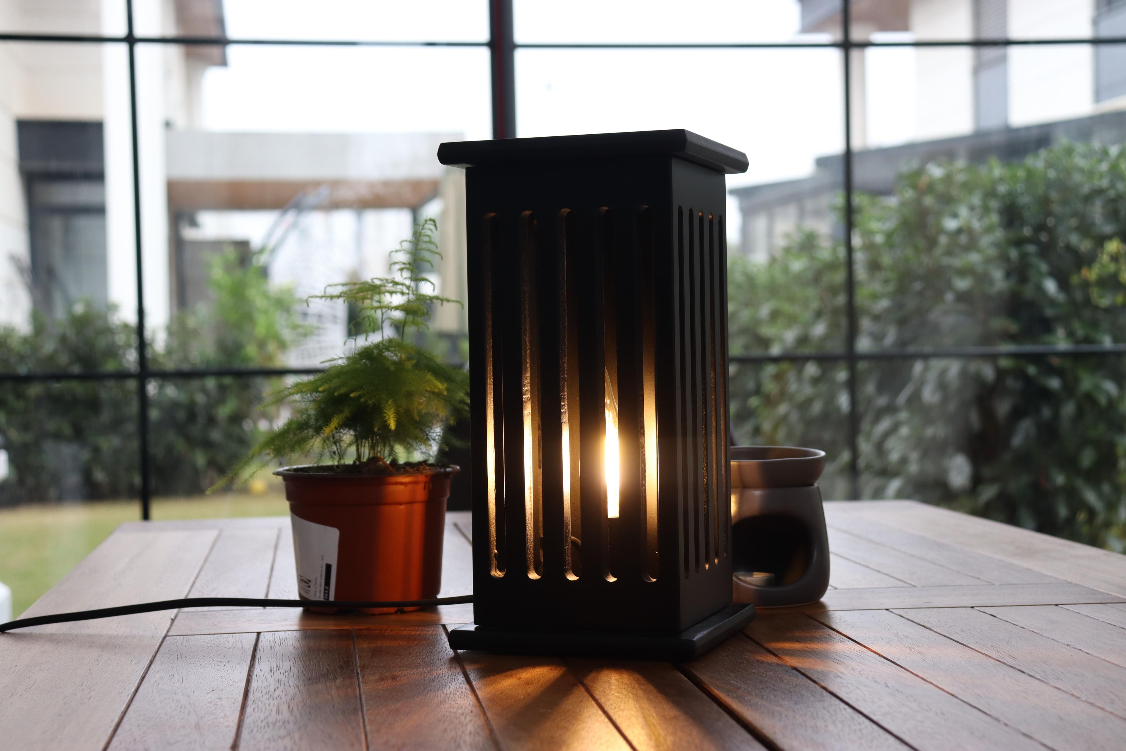 Wooden Desk Lamp