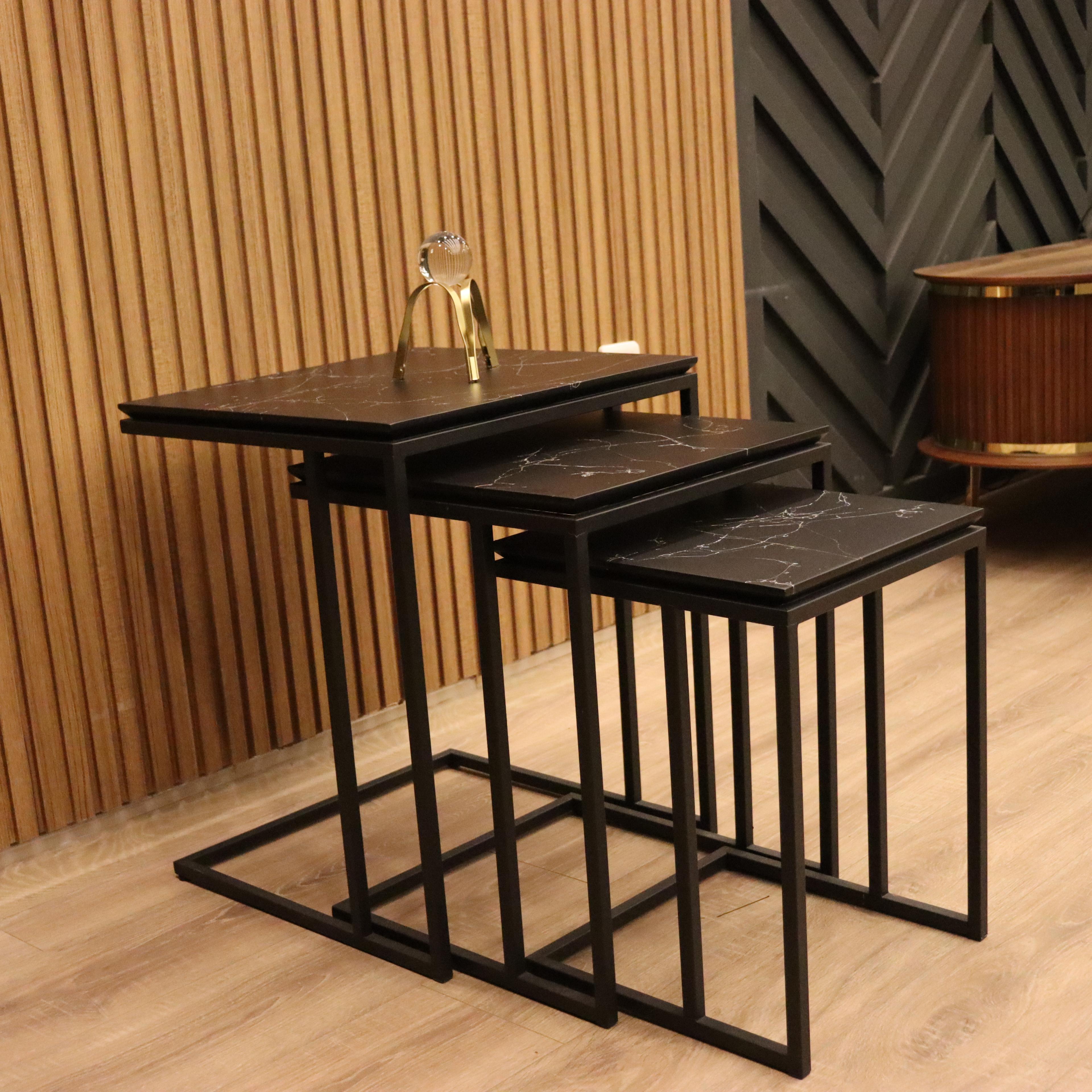 Neo Black Nesting Table