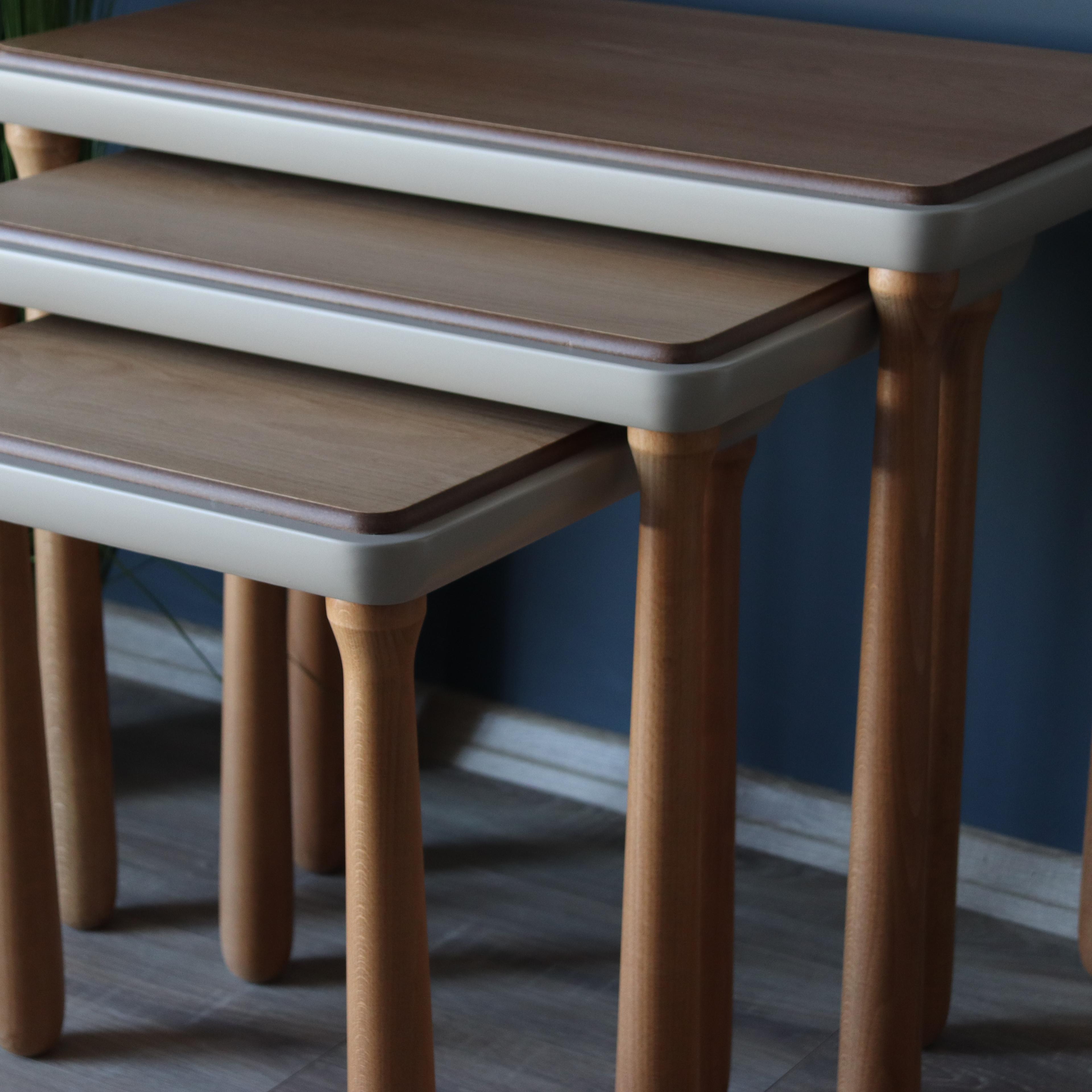 Bohemian Beech Nesting Table