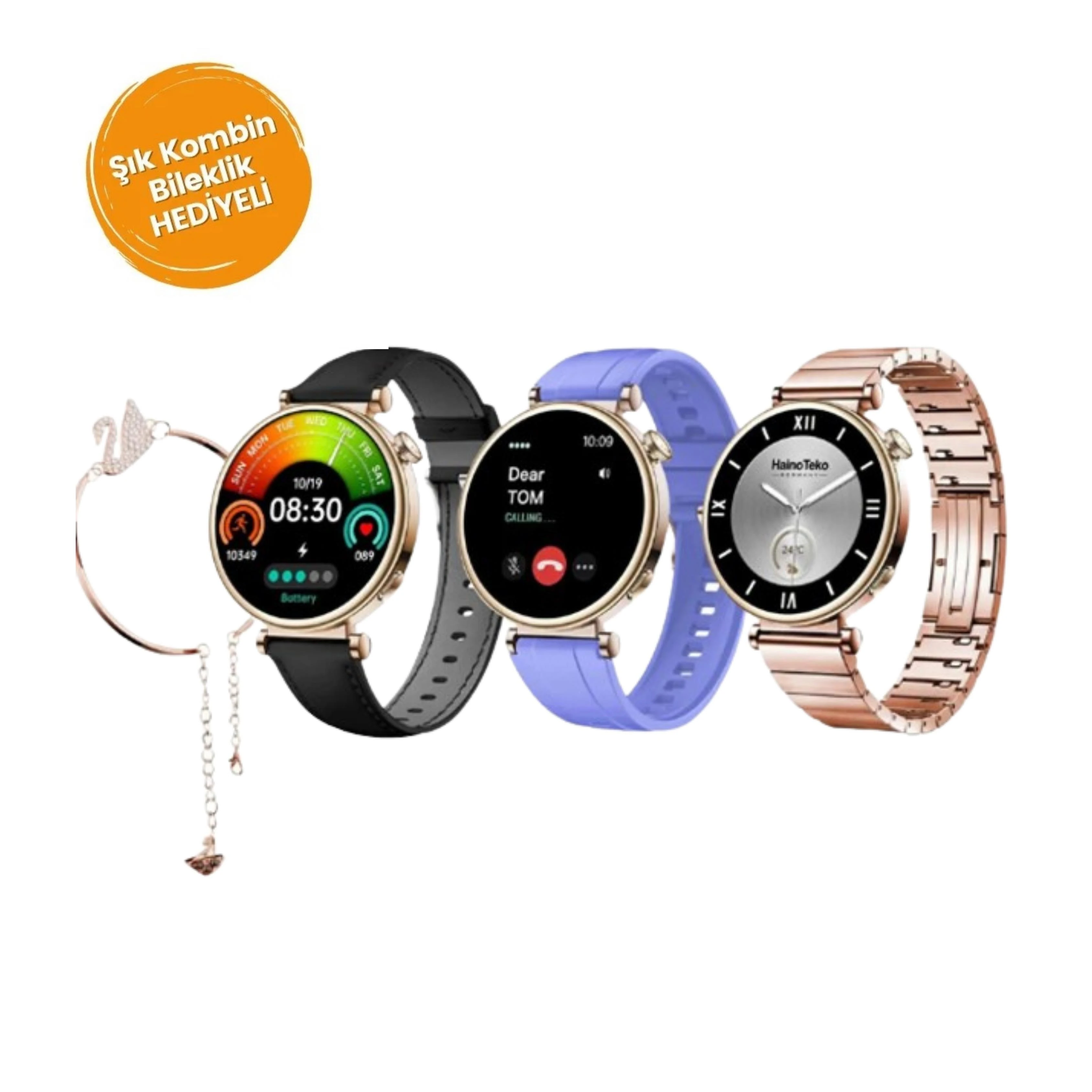 SW43 Amoled Ekran Kadın Akıllı Saat