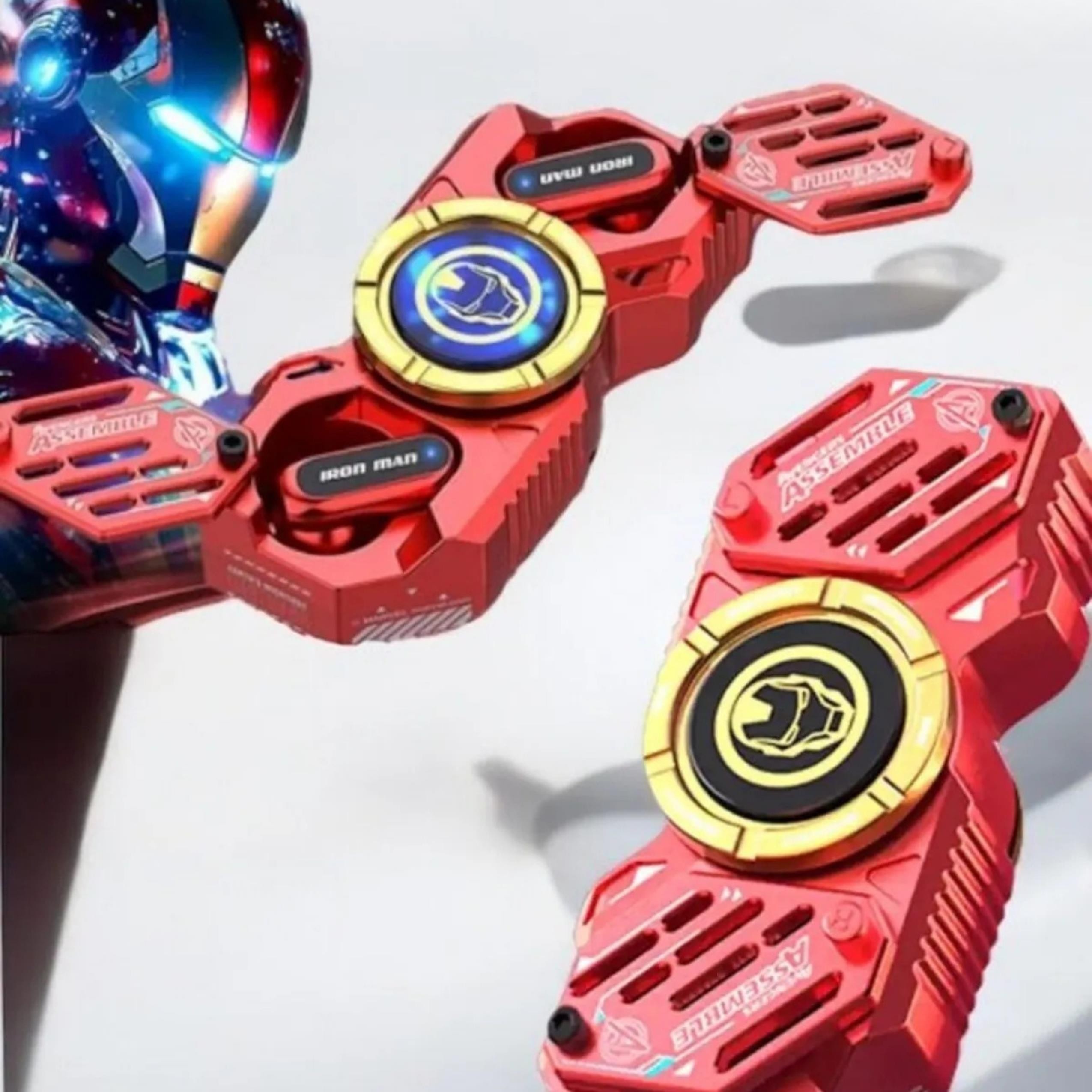 F6 Kırmızı Stres Çarkı Özellikli Marvel Bluetooth Kulaklık