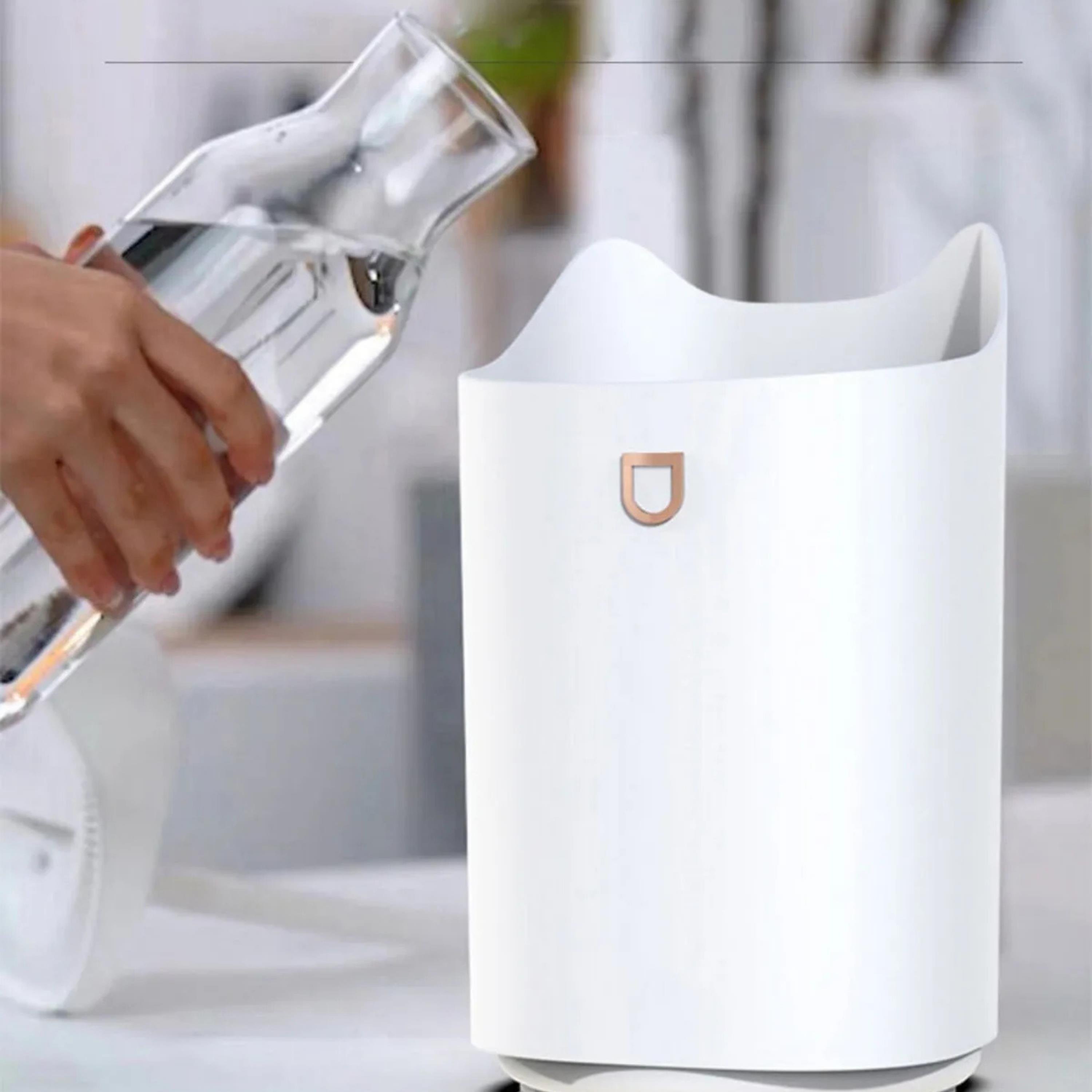 Beyaz Humıdıfıer Hava Nemlendirici Büyük Kapasiteli 3000ml Ultrasonik Aroma Difüzörü