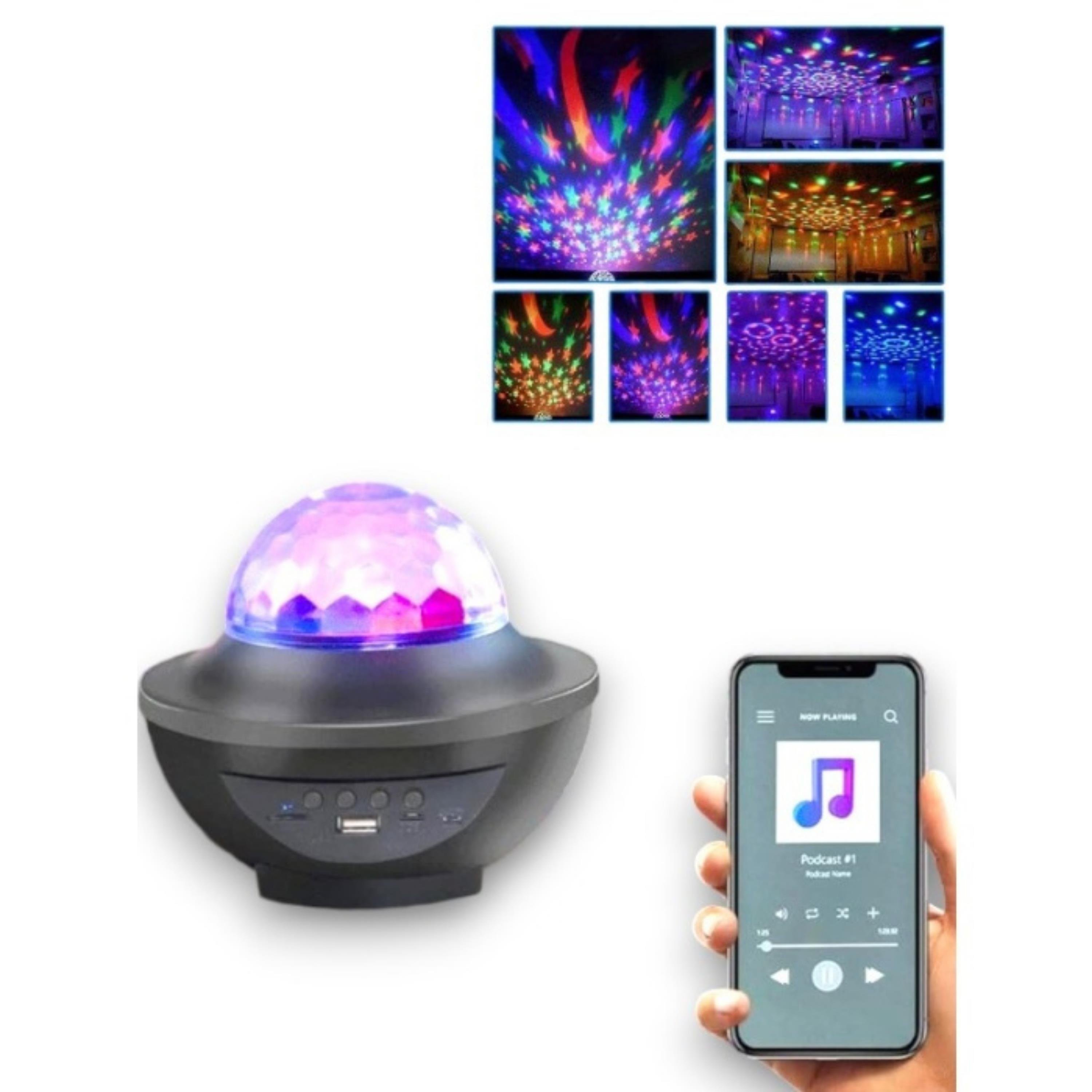 XY 918 Pro Disko Led Projeksiyon Bluetooth Hoparlör Gece Lambası