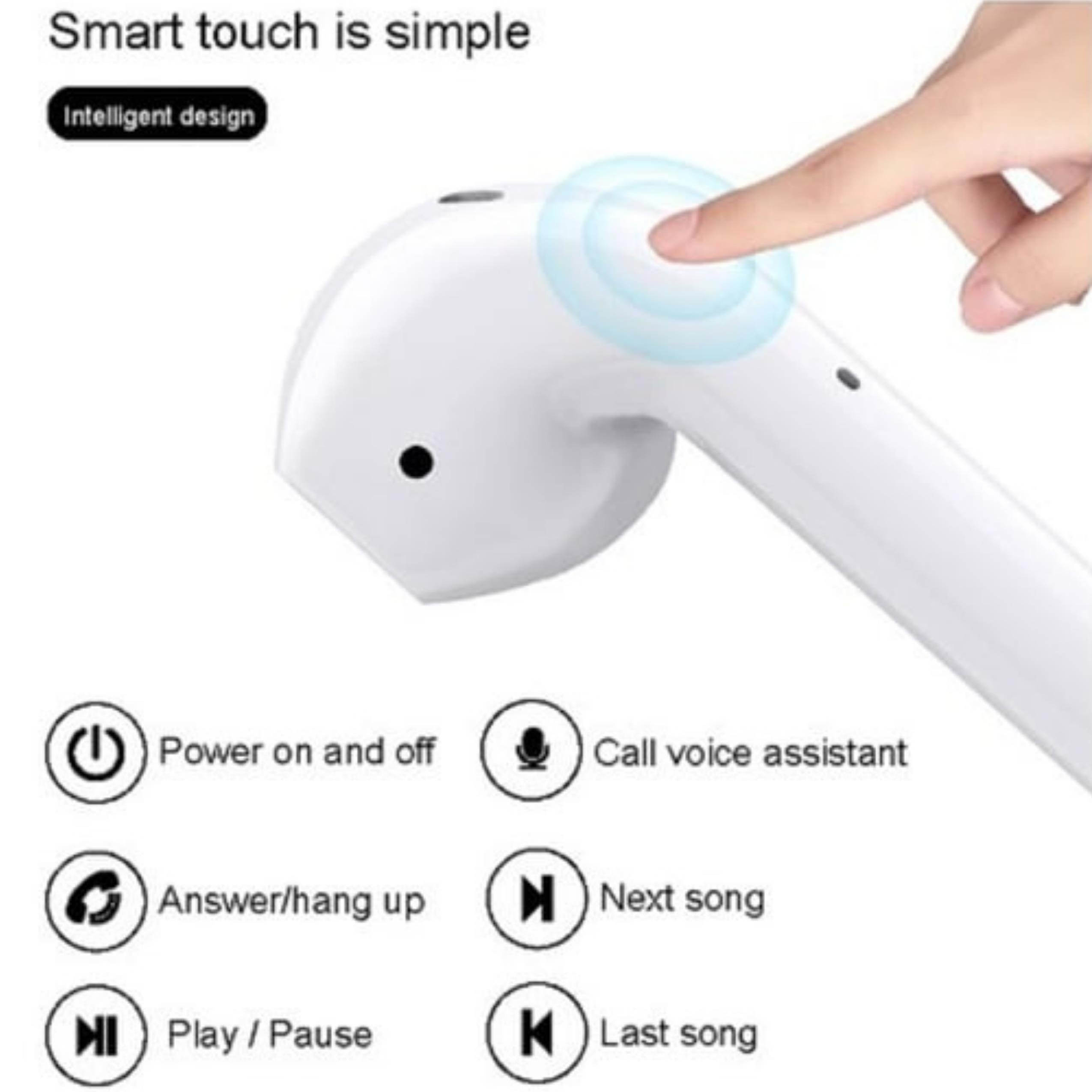 İ99 Kablosuz Dijital Göstergeli Kulak İçi Bluetooth Kulaklık