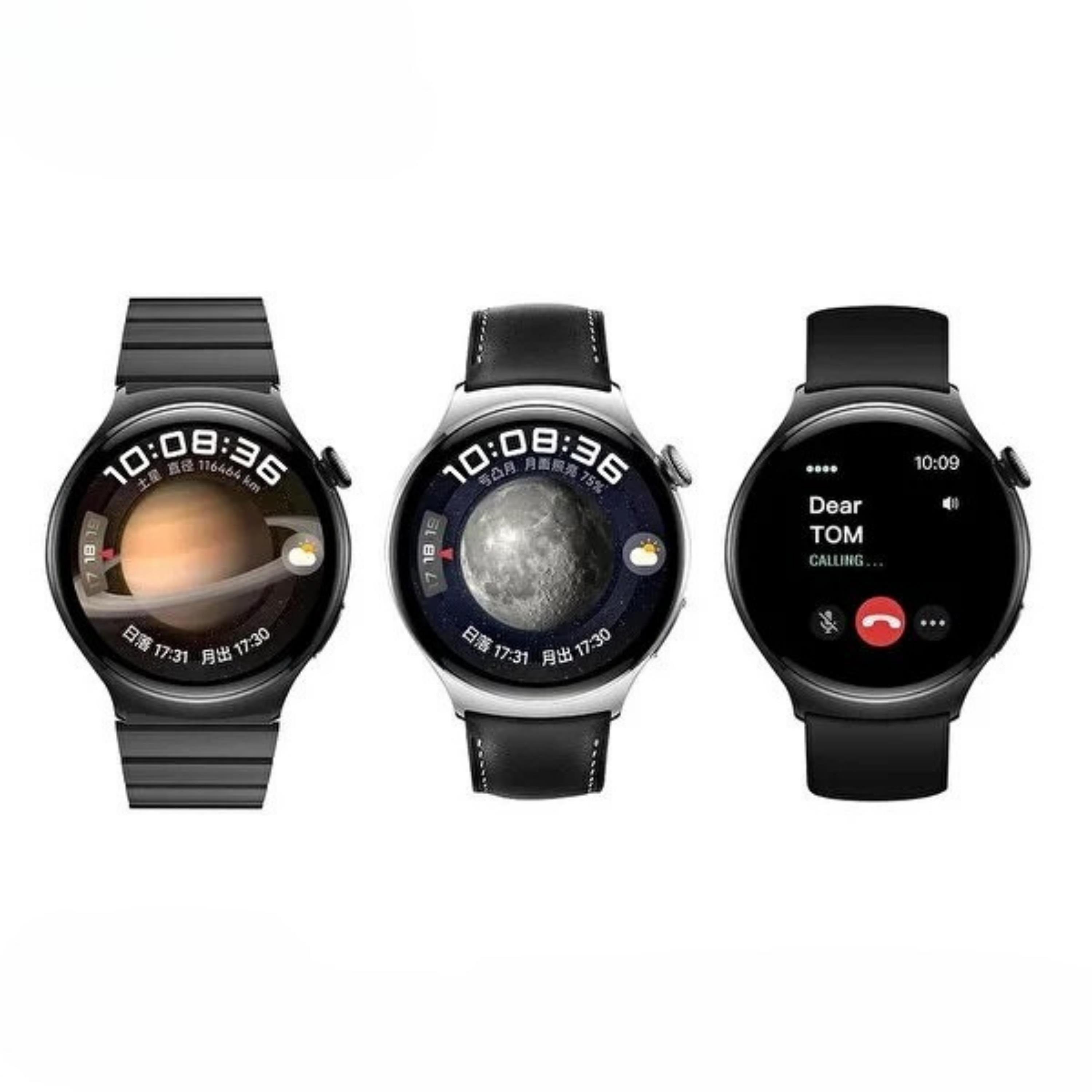 Haino Teko RW-34 Watch 4 Amoled Ekran Siyah Kasa 3 Kordonlu Akıllı Saat