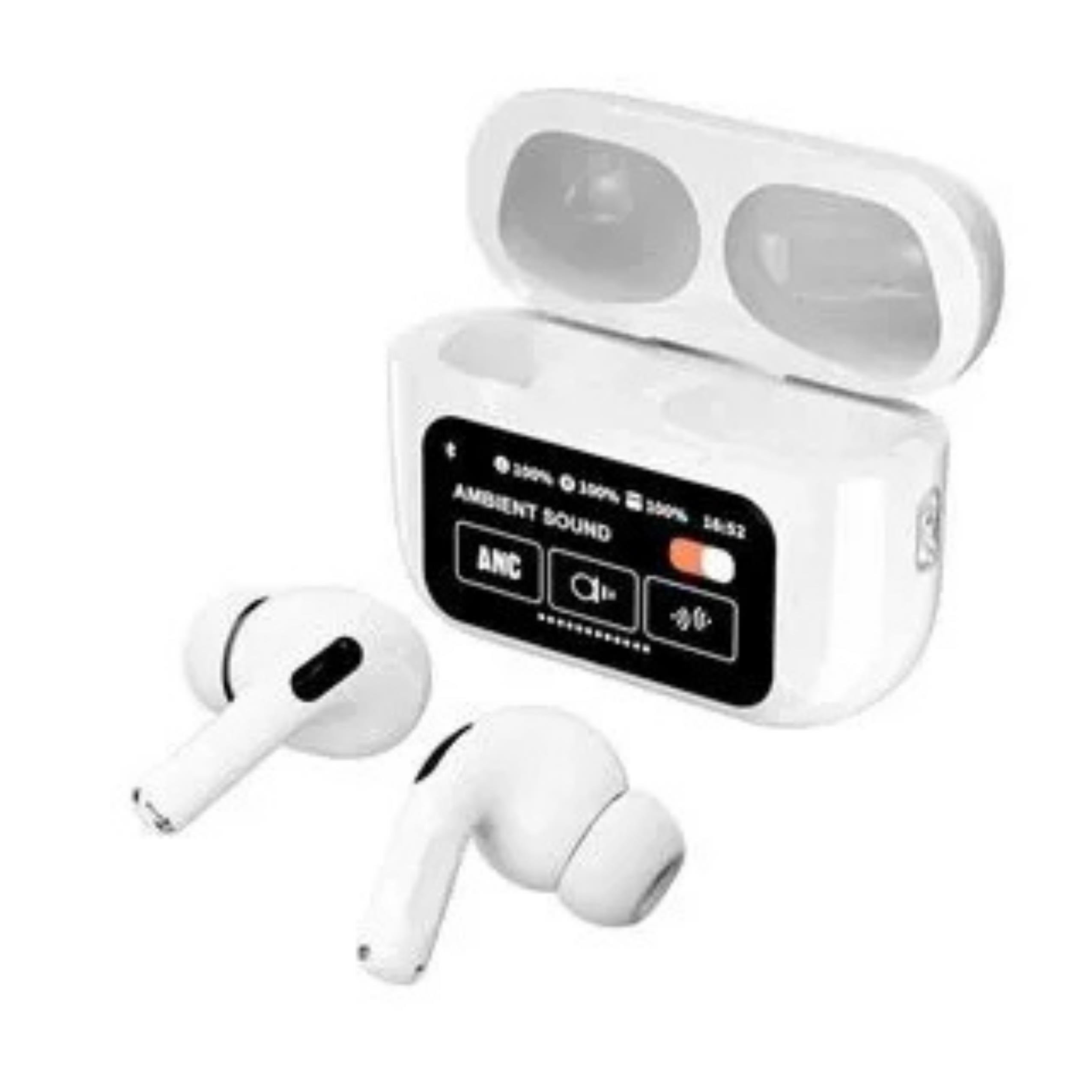 ED Beyaz Dijital Göstergeli Kulak İçi Bluetooth Kulaklık
