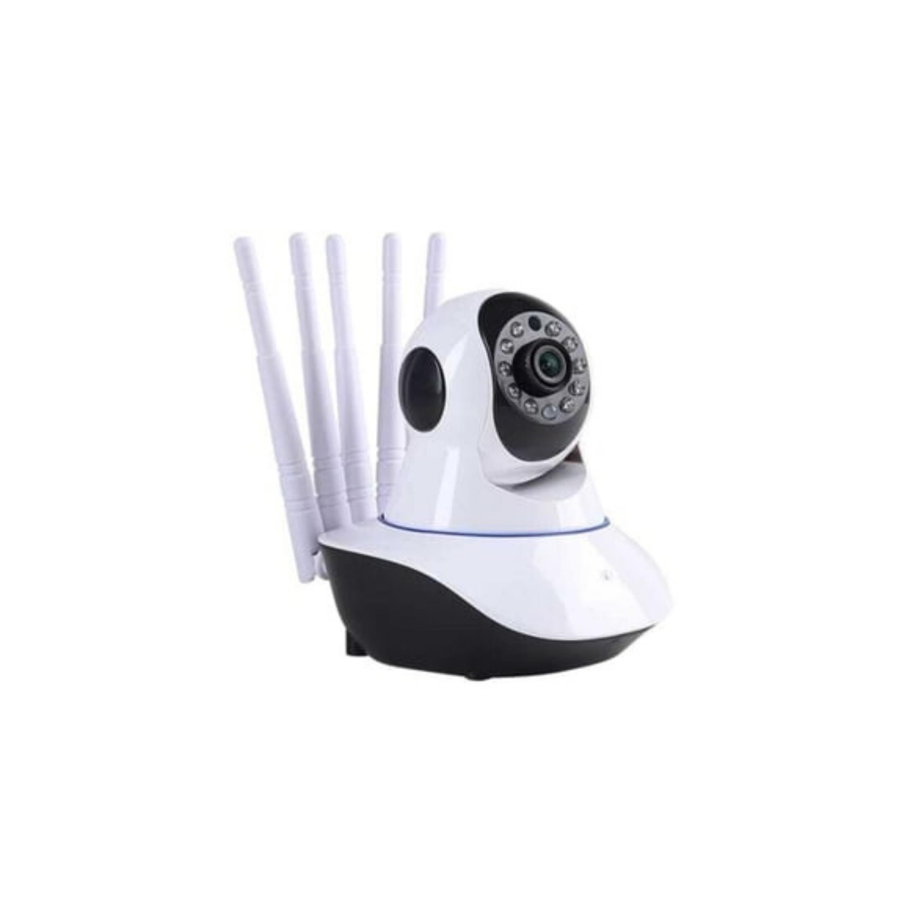 360º Hd Wifi Kablosuz 5 Antenli Ip Bebek ve Güvenlik Kamerası Gece Görüşlü