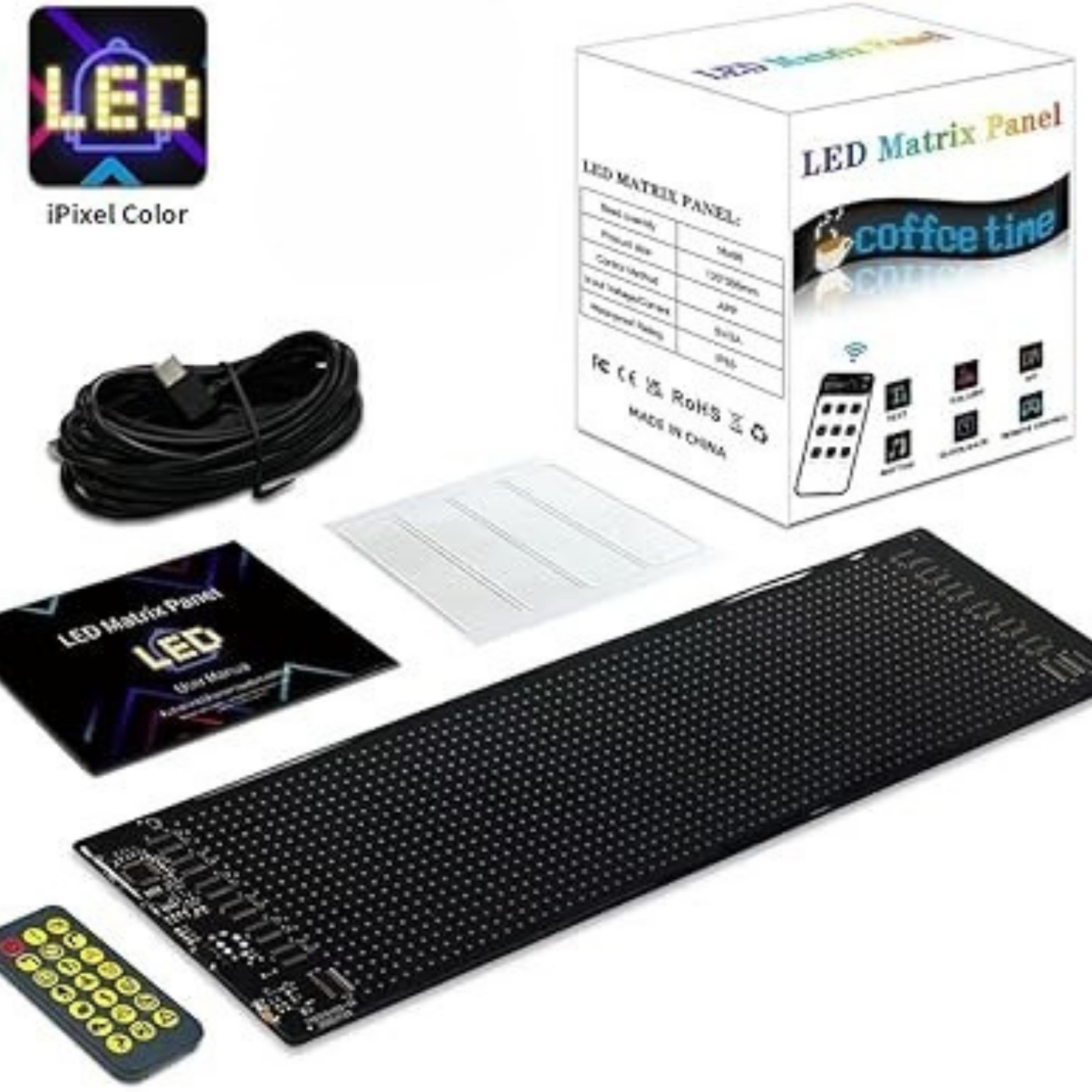 Led Araç İçi Matrix Yazı Paneli 16*64