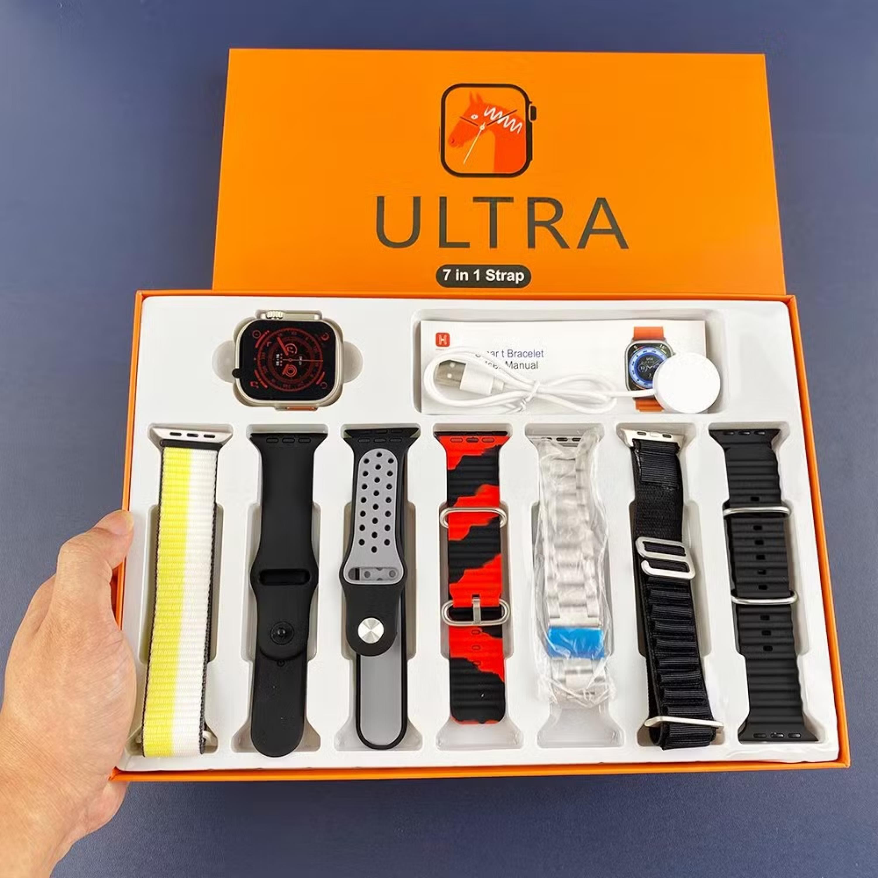 Watch 8 Ultra 7 Kordonlu Akıllı Saat