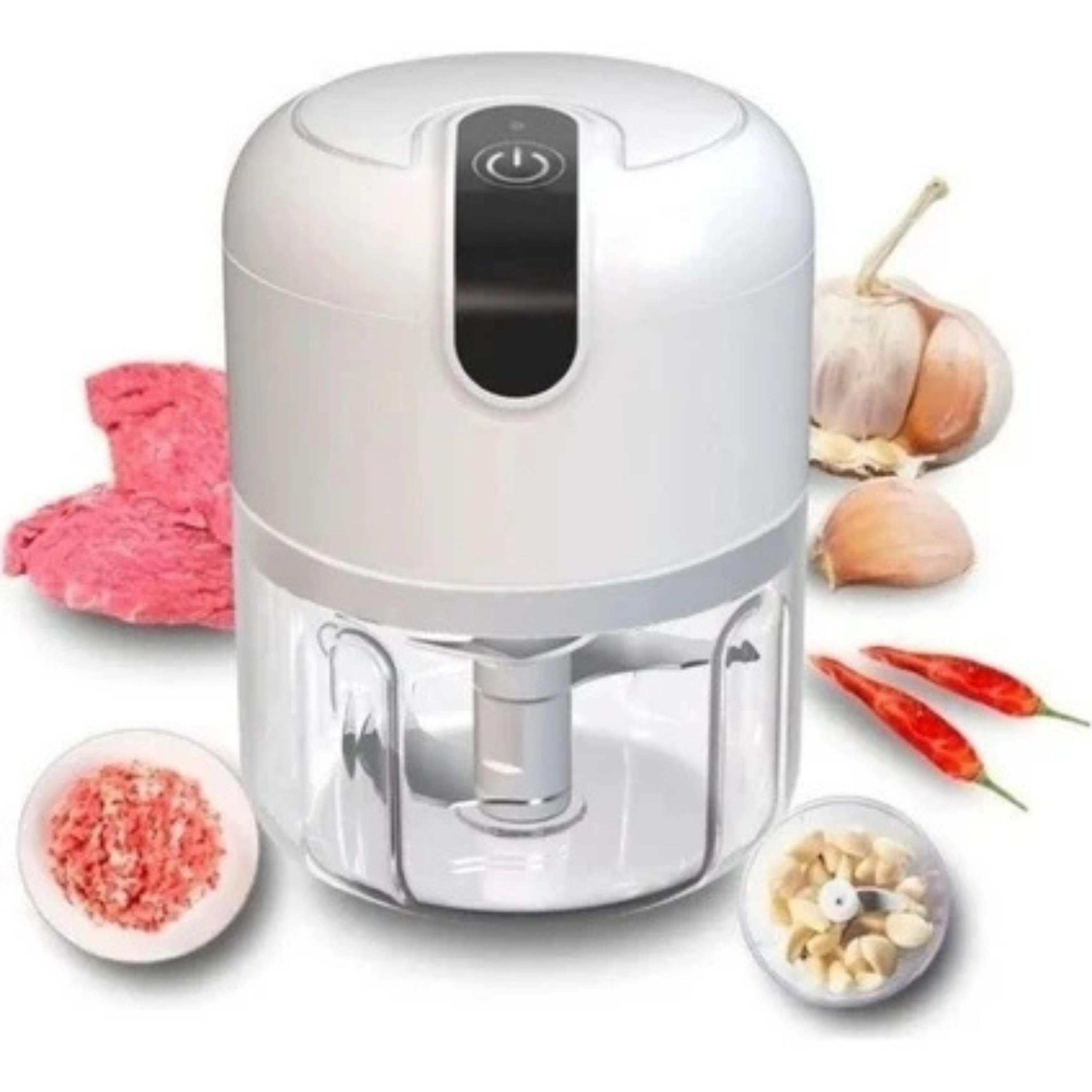 Pratik Mini El Rondosu Kablosuz Şarjlı Mini Blender Çelik 3 Bıçaklı Mutfak Robotu