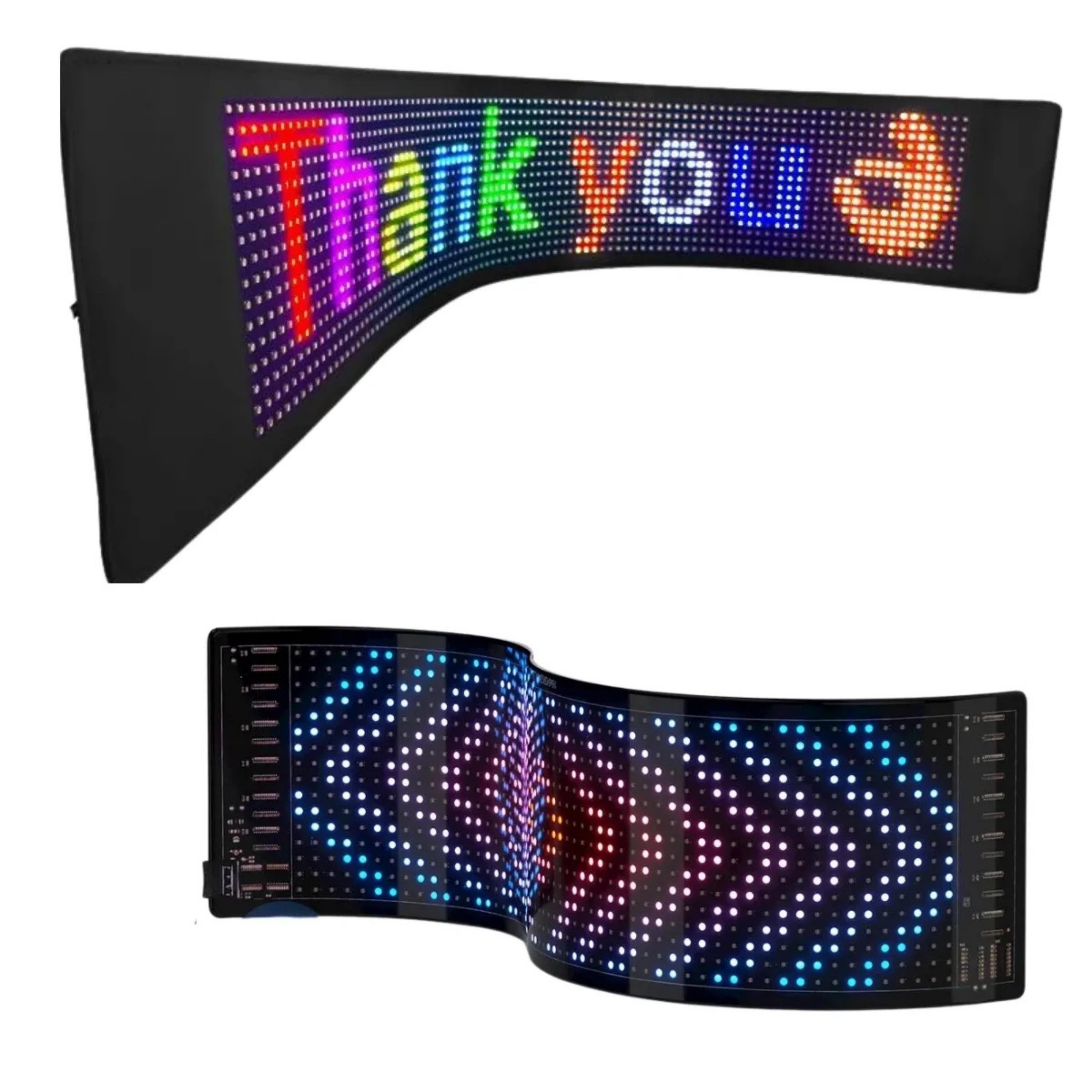 Led Araç İçi Matrix Yazı Paneli 16x192