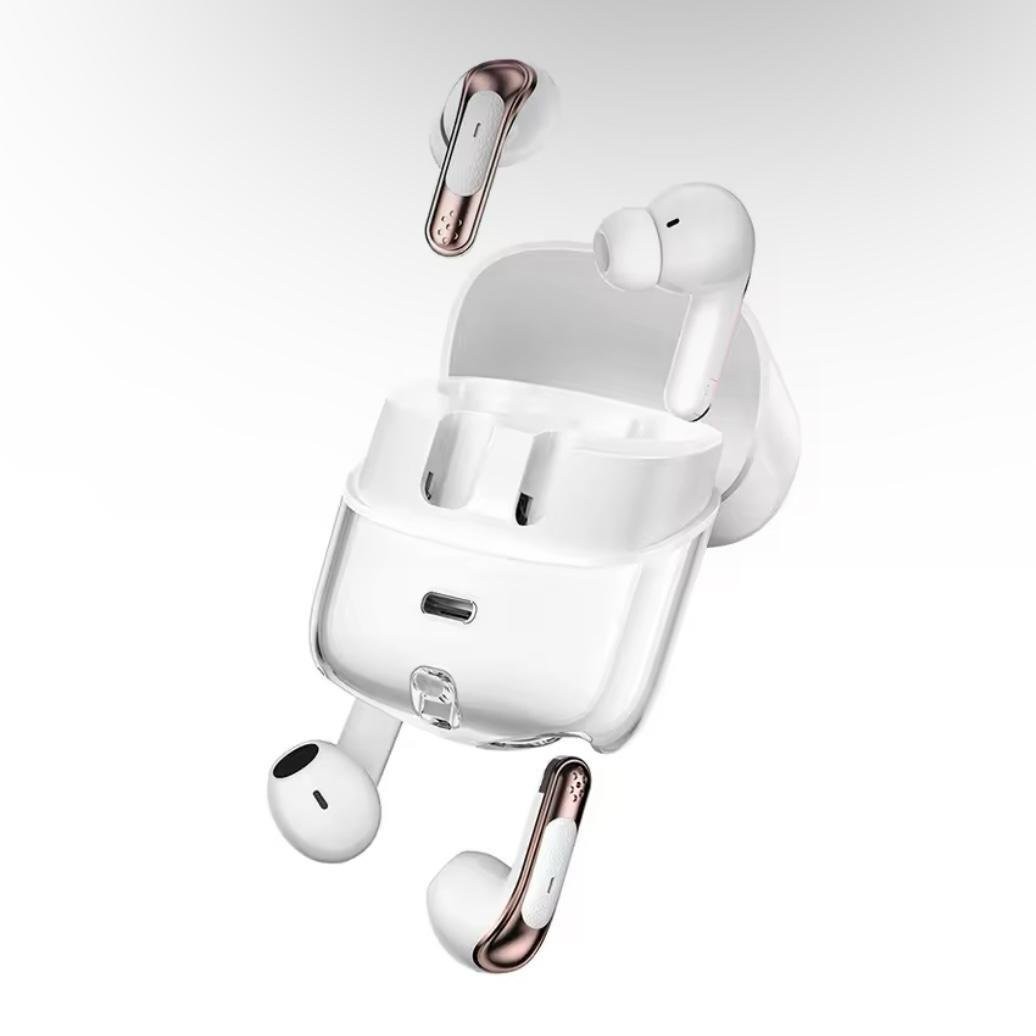 J17 Yeni Nesil Beyaz Dört Başlıklı Kulak İçi Bluetooth Kulaklık