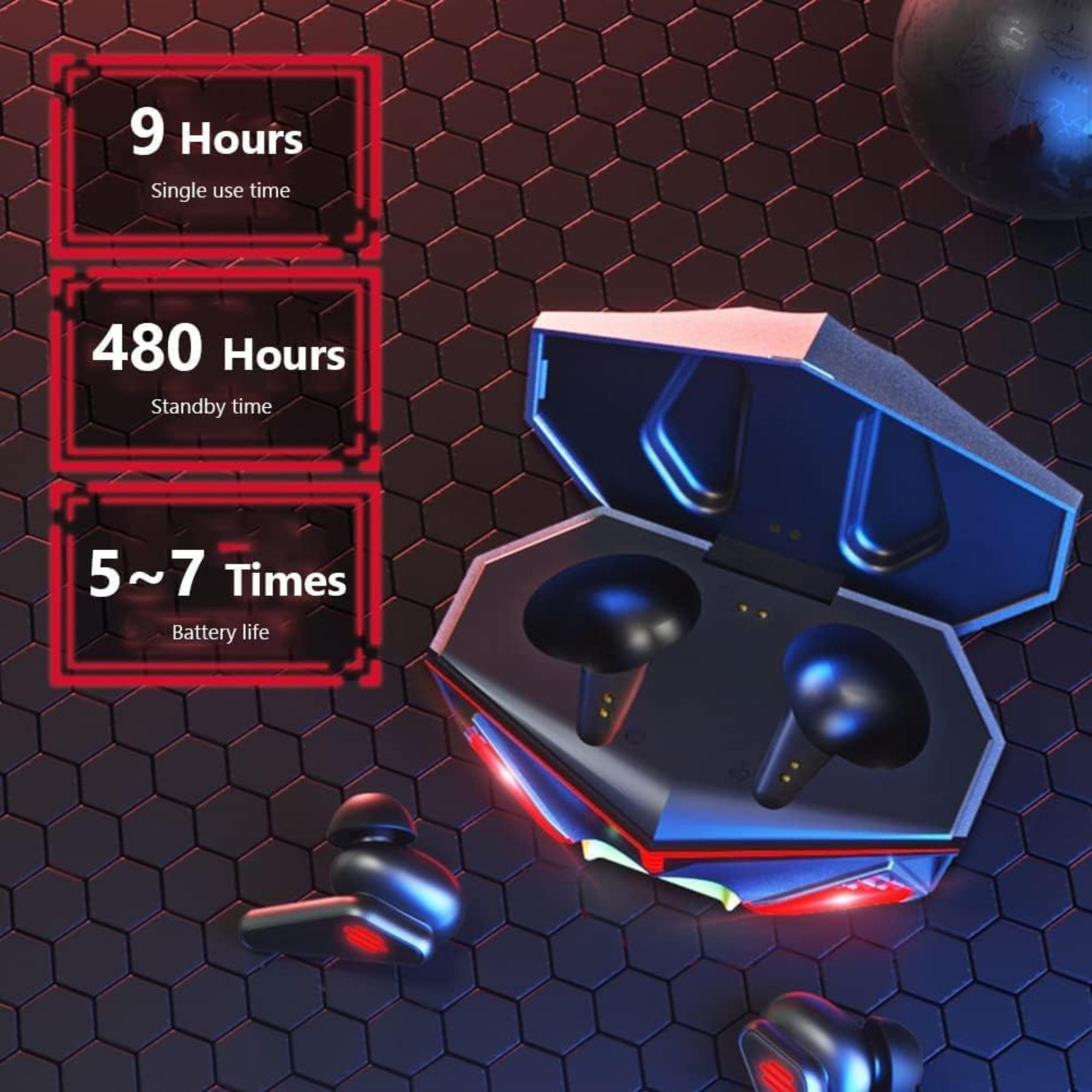 K98 Işıklı Kablosuz Bluetoothlu Oyuncu Kulaklığı