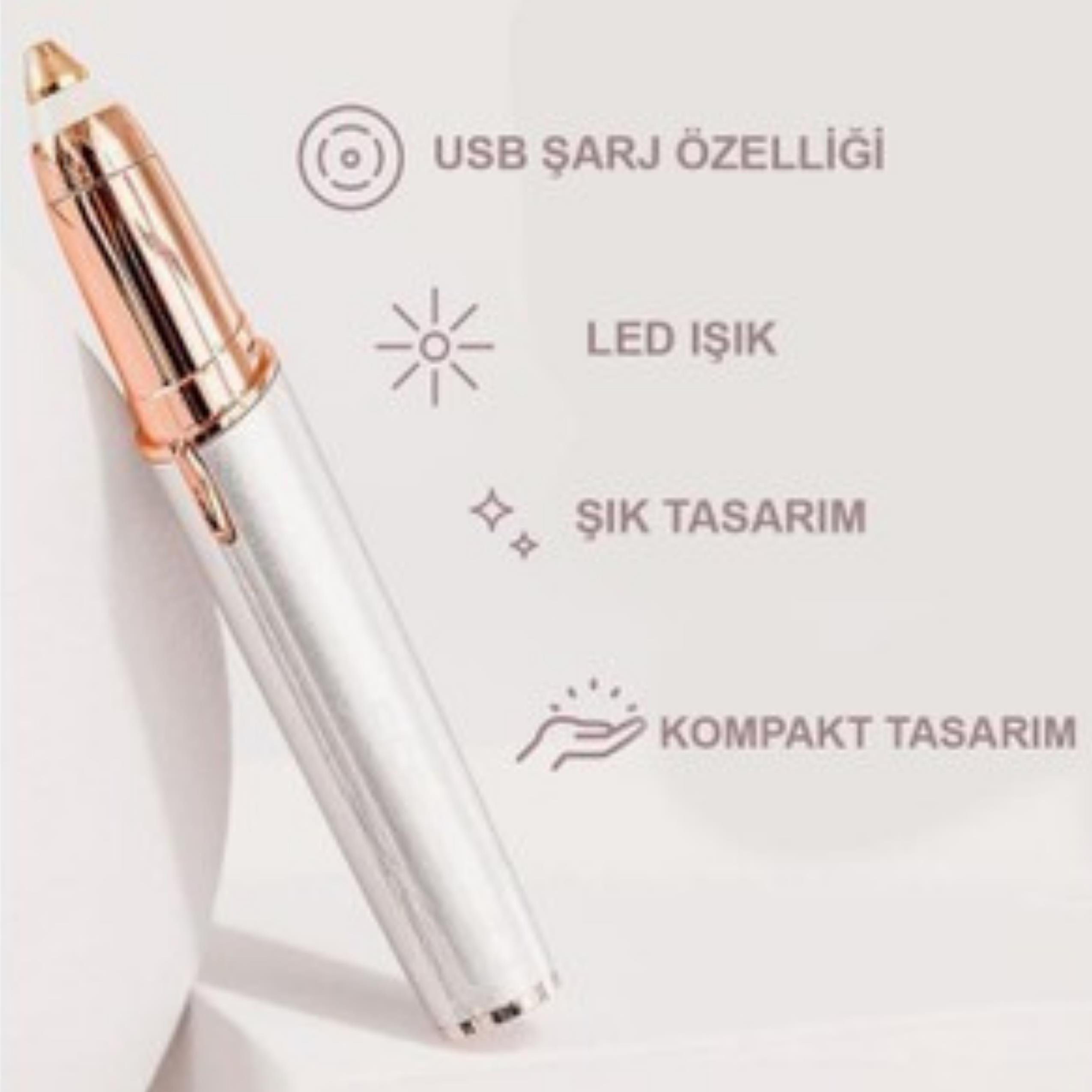 Kaş Tüy Alma Pilli Epilasyon Aleti