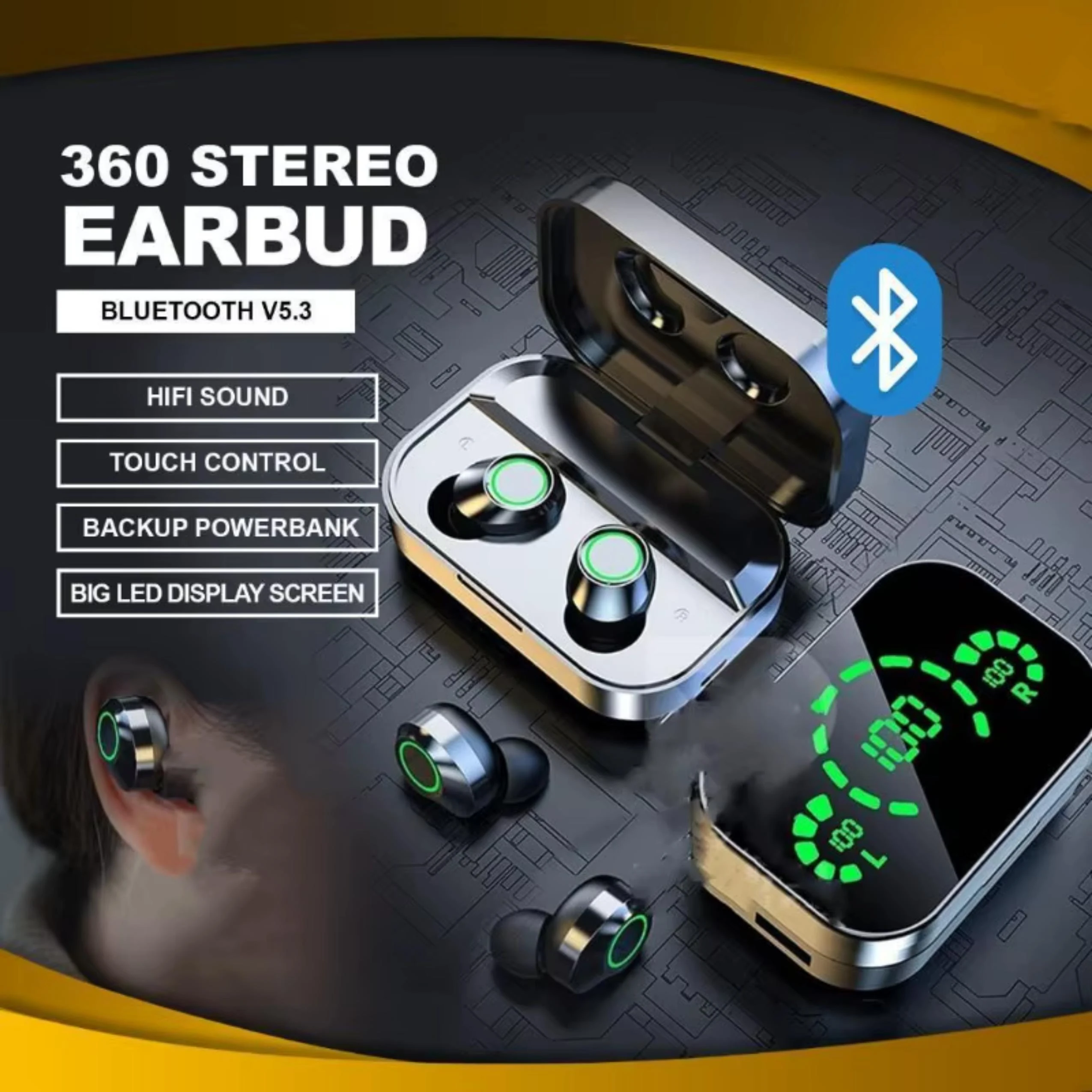 YD03 Kulak İçi Kablosuz Bluetooth Kulaklık