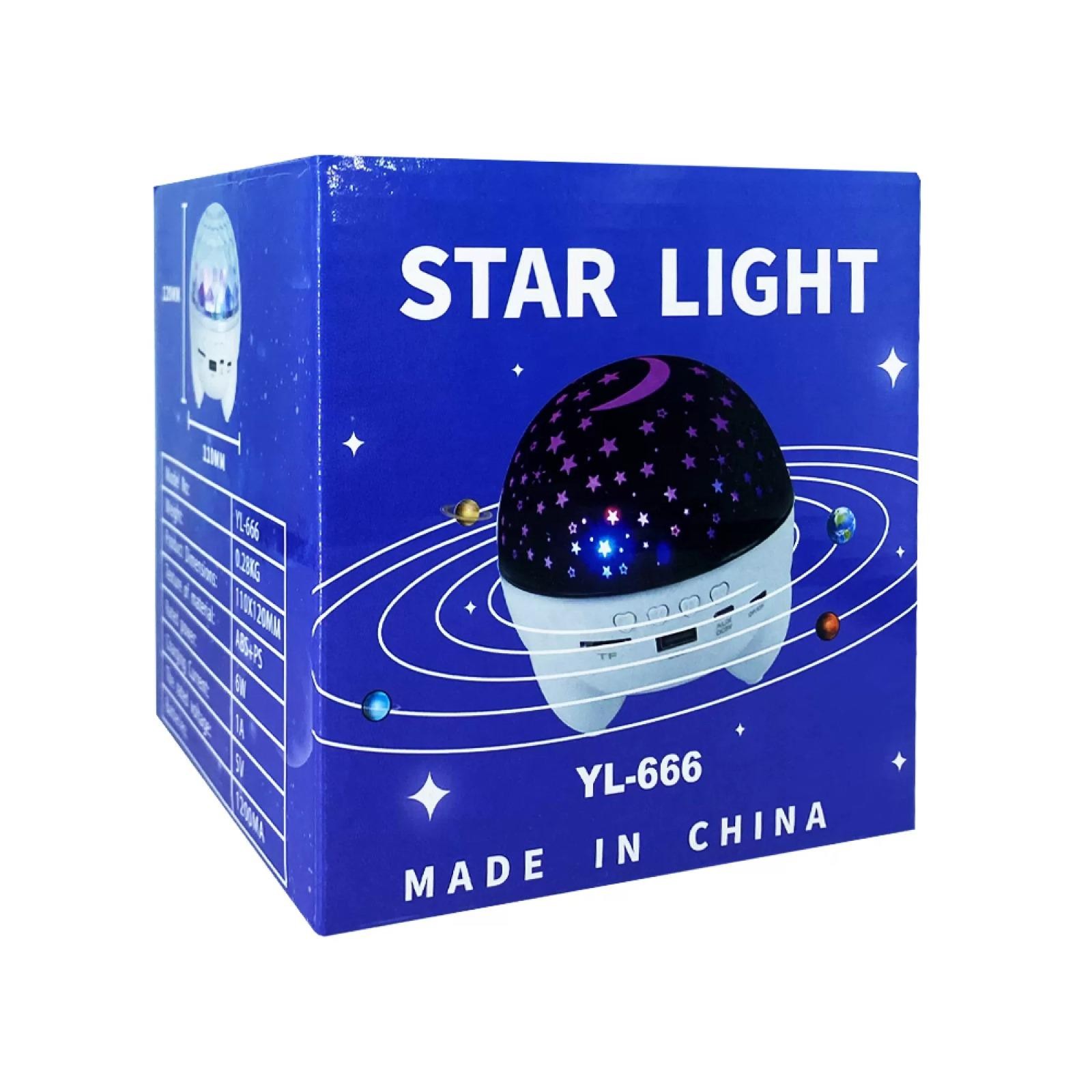 Beyaz Star Master YL666 Gece Lambası Bluetooth Hoparlör