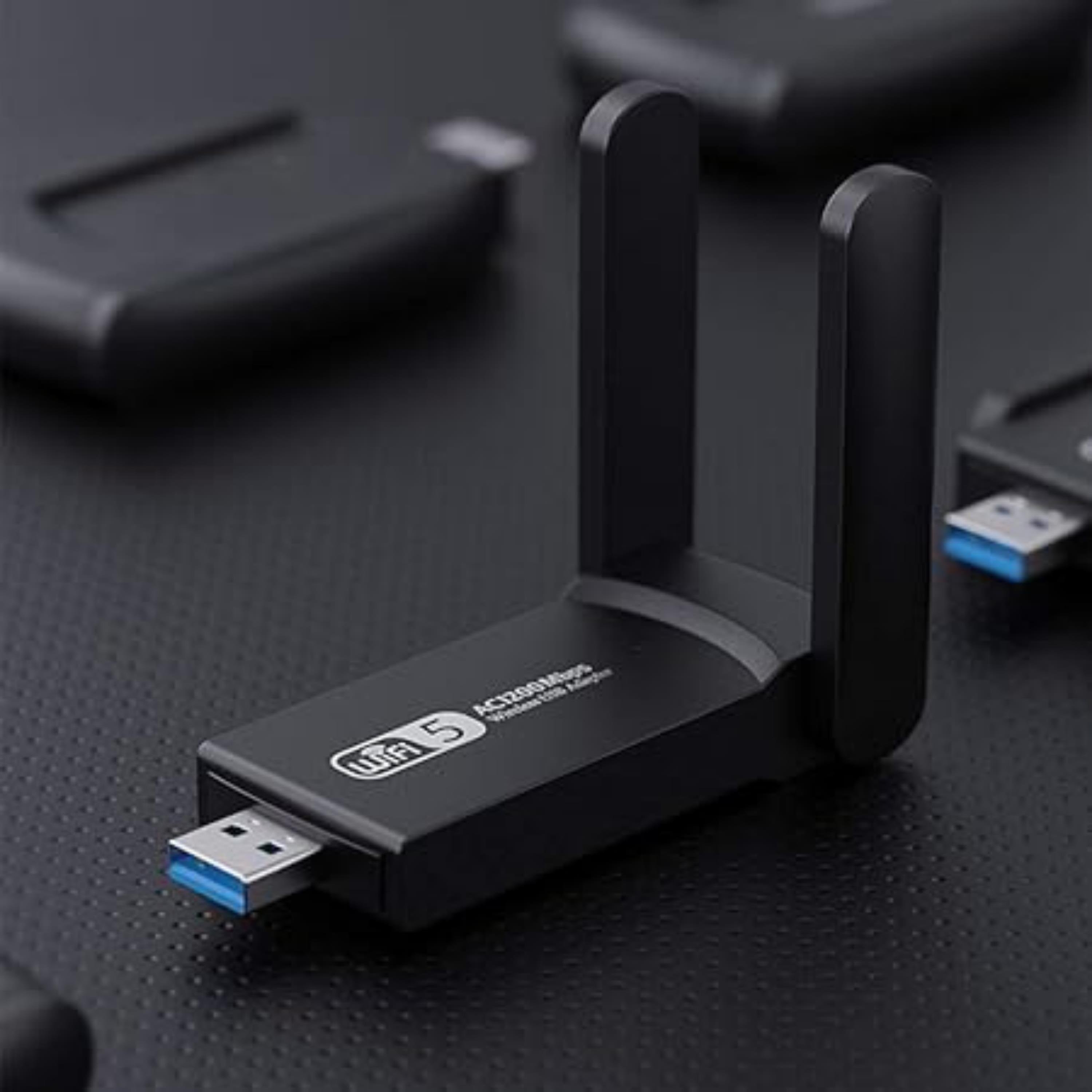 Usb 3.0 Adaptör Kablosuz Wifi 5 Alıcı Dönüştürücü