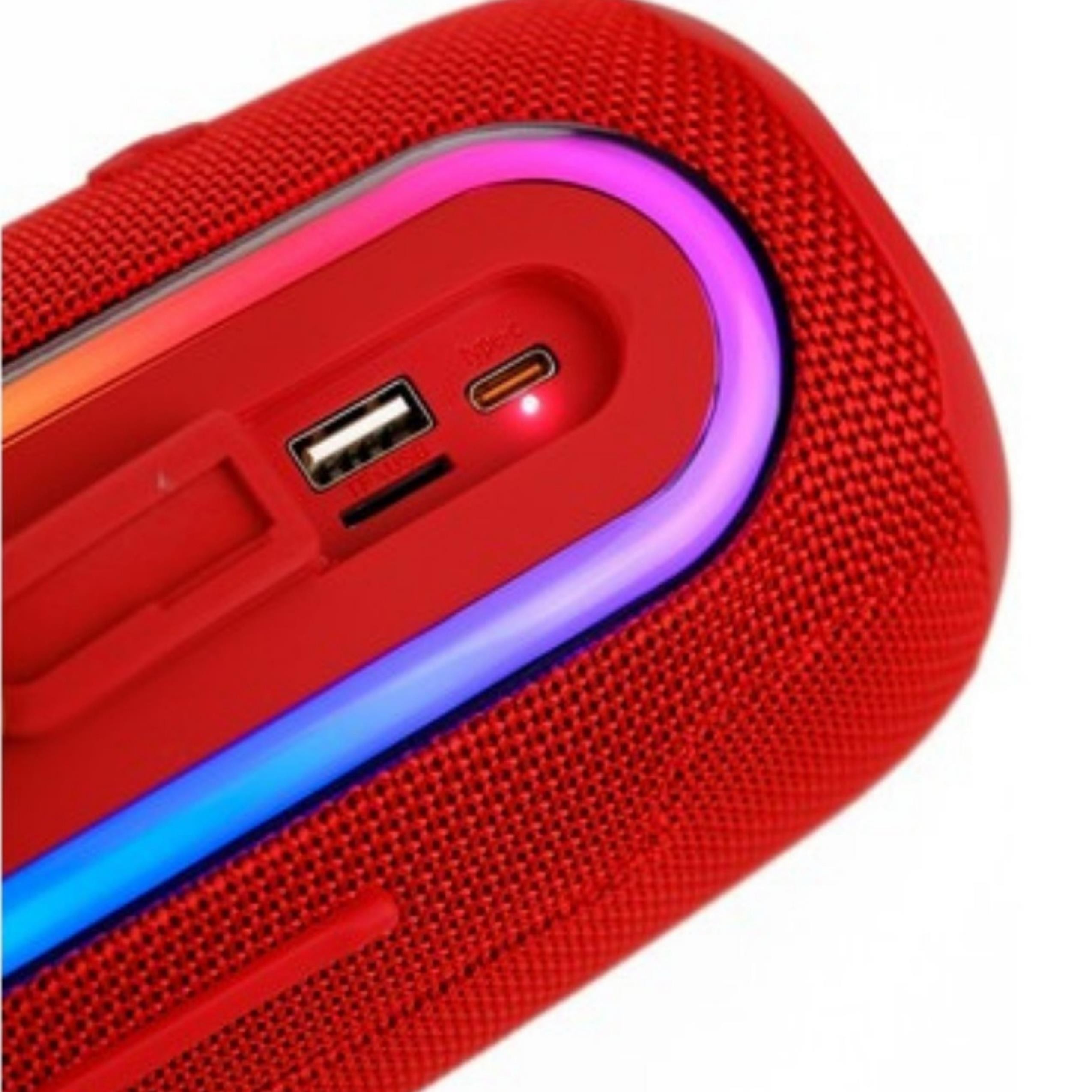 Kırmızı Flip 6 Speaker Taşınabilir Kablosuz Bluetooth Hoparlör