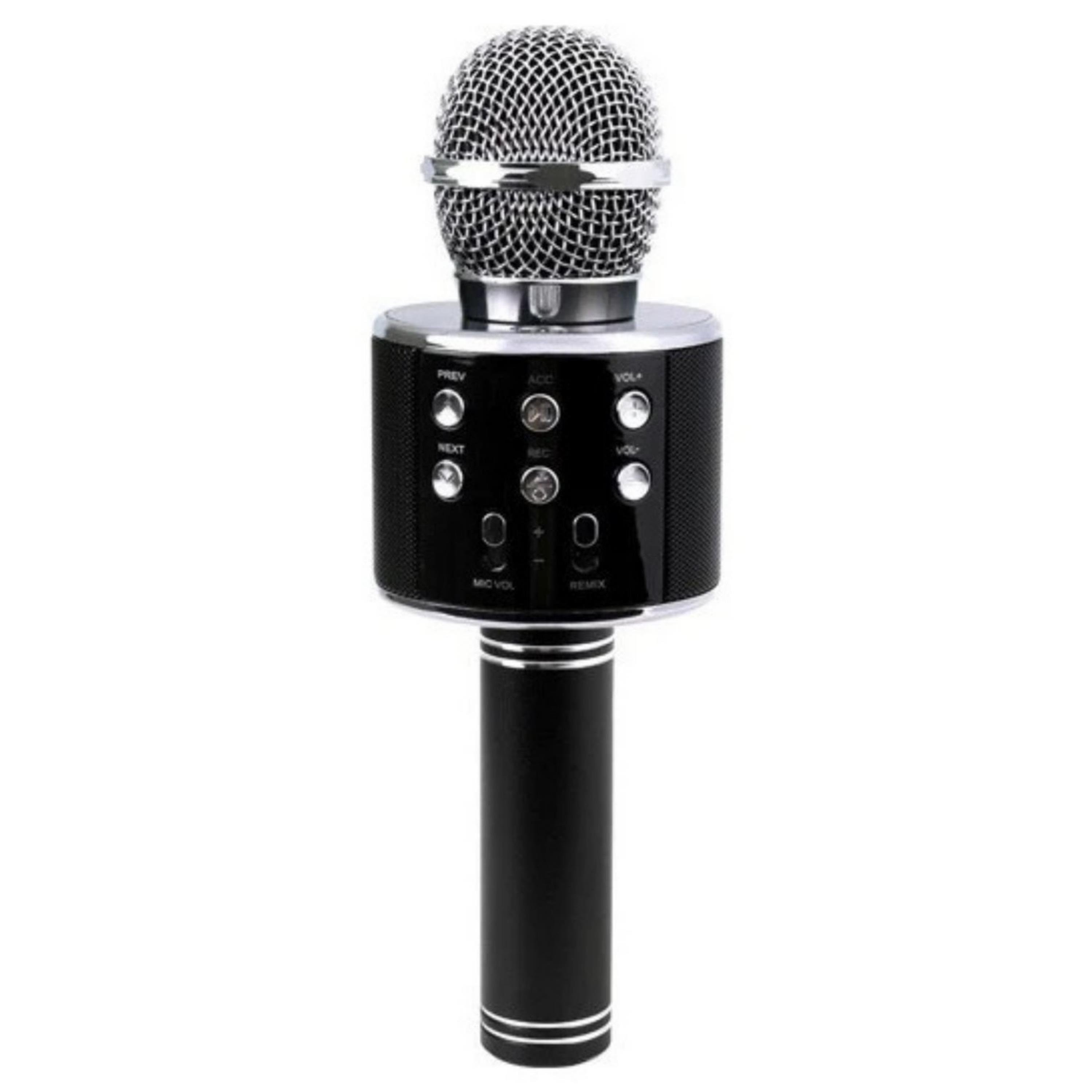 Siyah Bluetooth Bağlantılı Karaoke Mi̇krofon