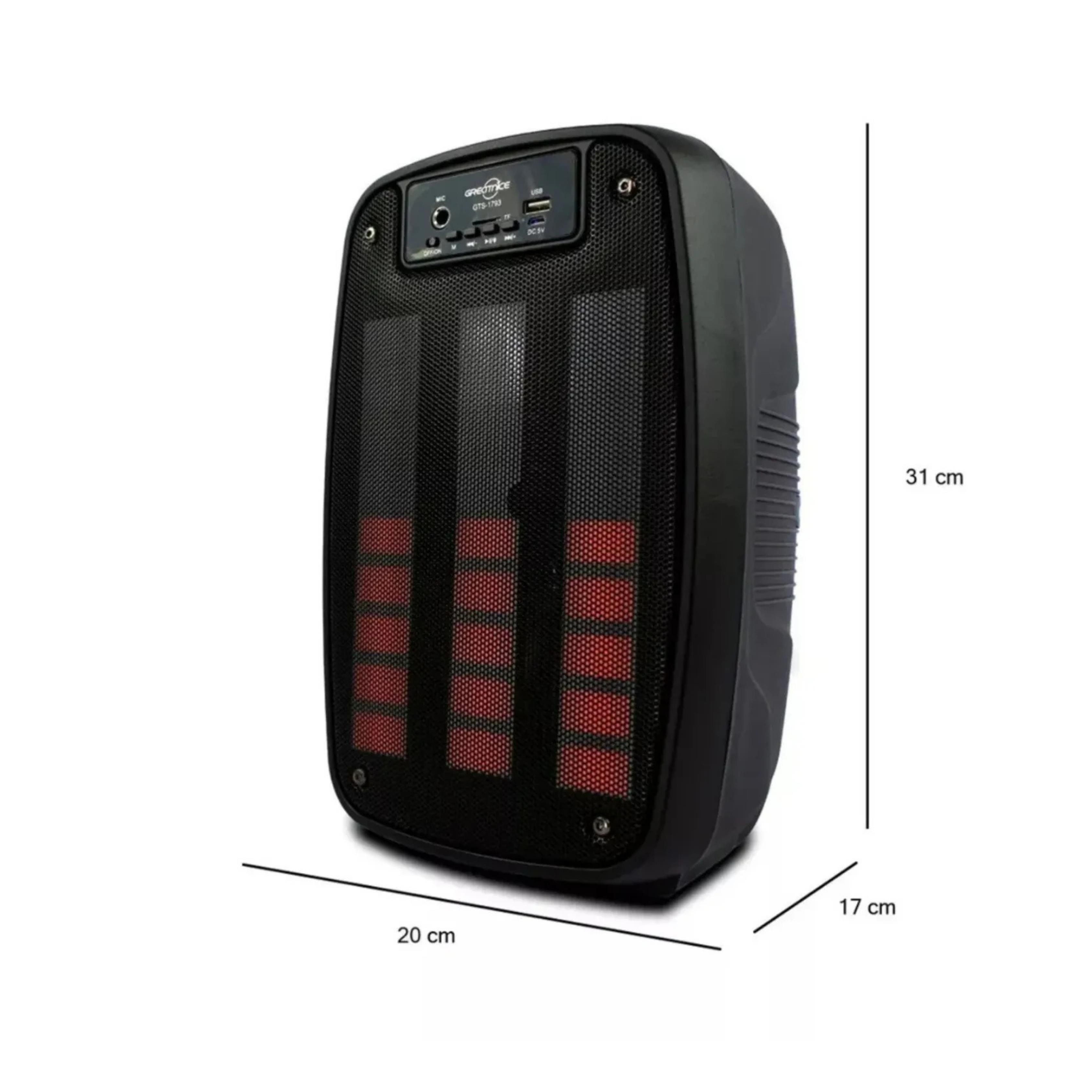 GTS 1793 Mikrofonlu Kareoke Taşınabilir Bluetooth Hoparlör