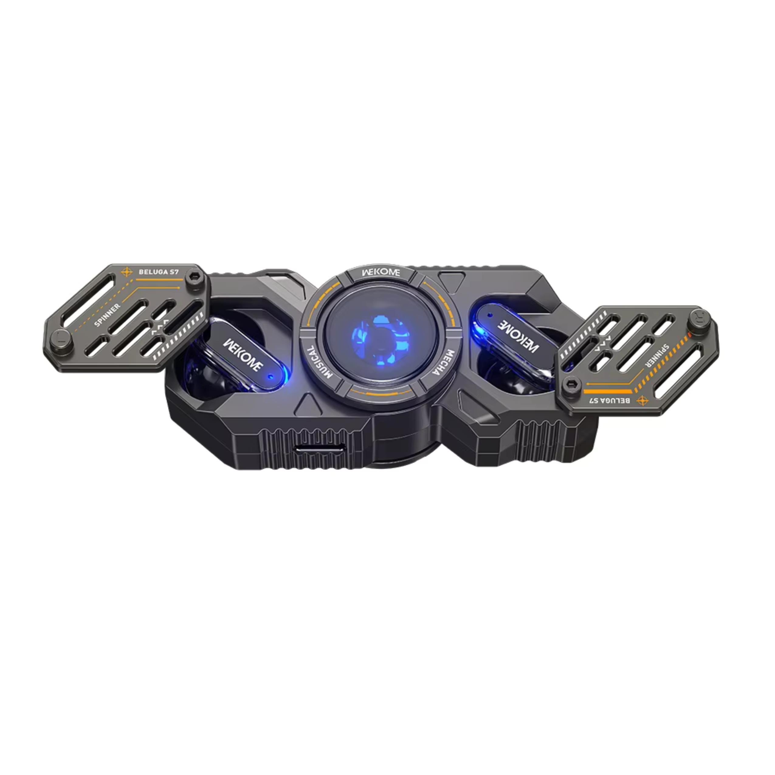 F6 Siyah Stres Çarkı Özellikli Bluetooth Kulaklık