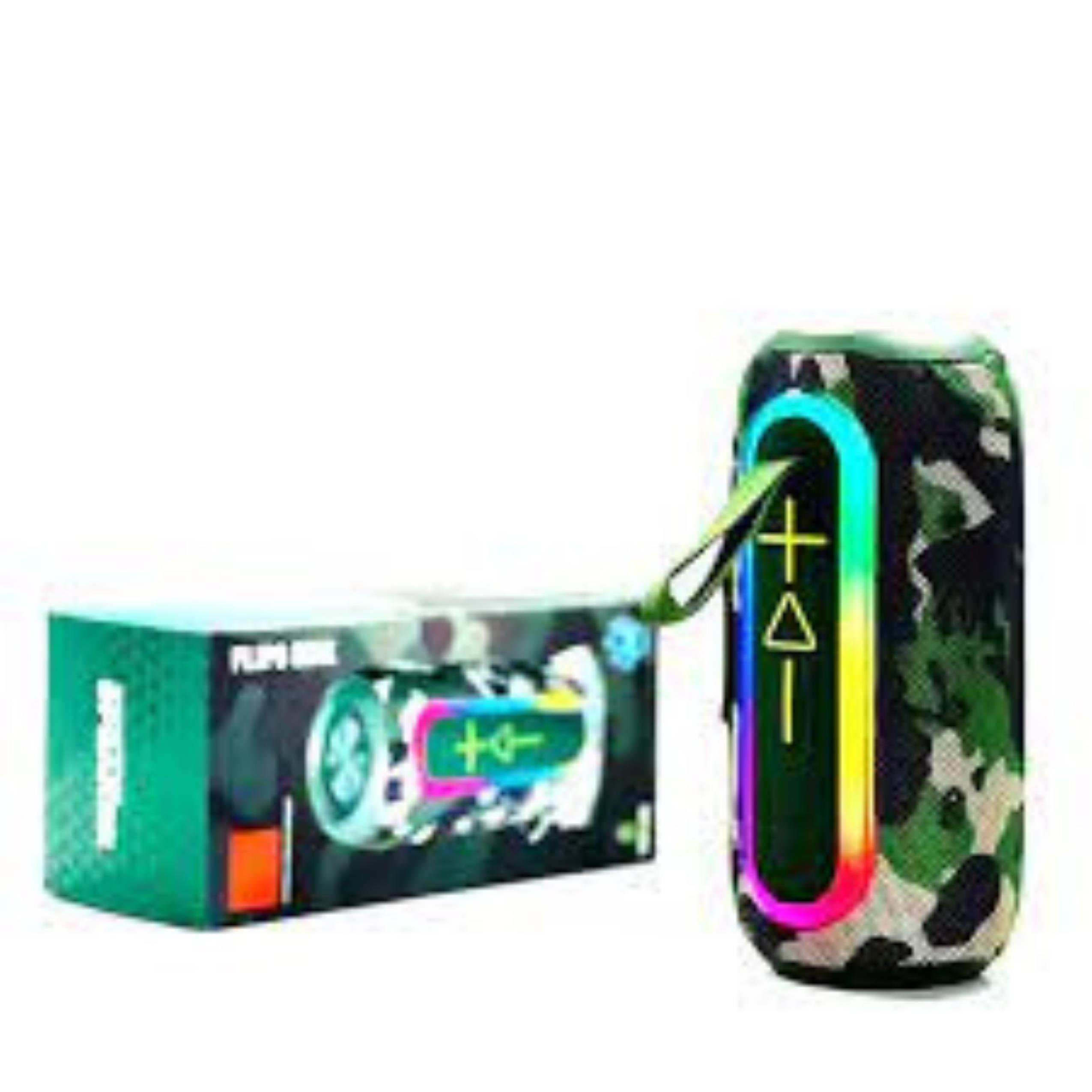Askeri Kamuflaj Flip 6 Speaker Taşınabilir Kablosuz Bluetooth Hoparlör