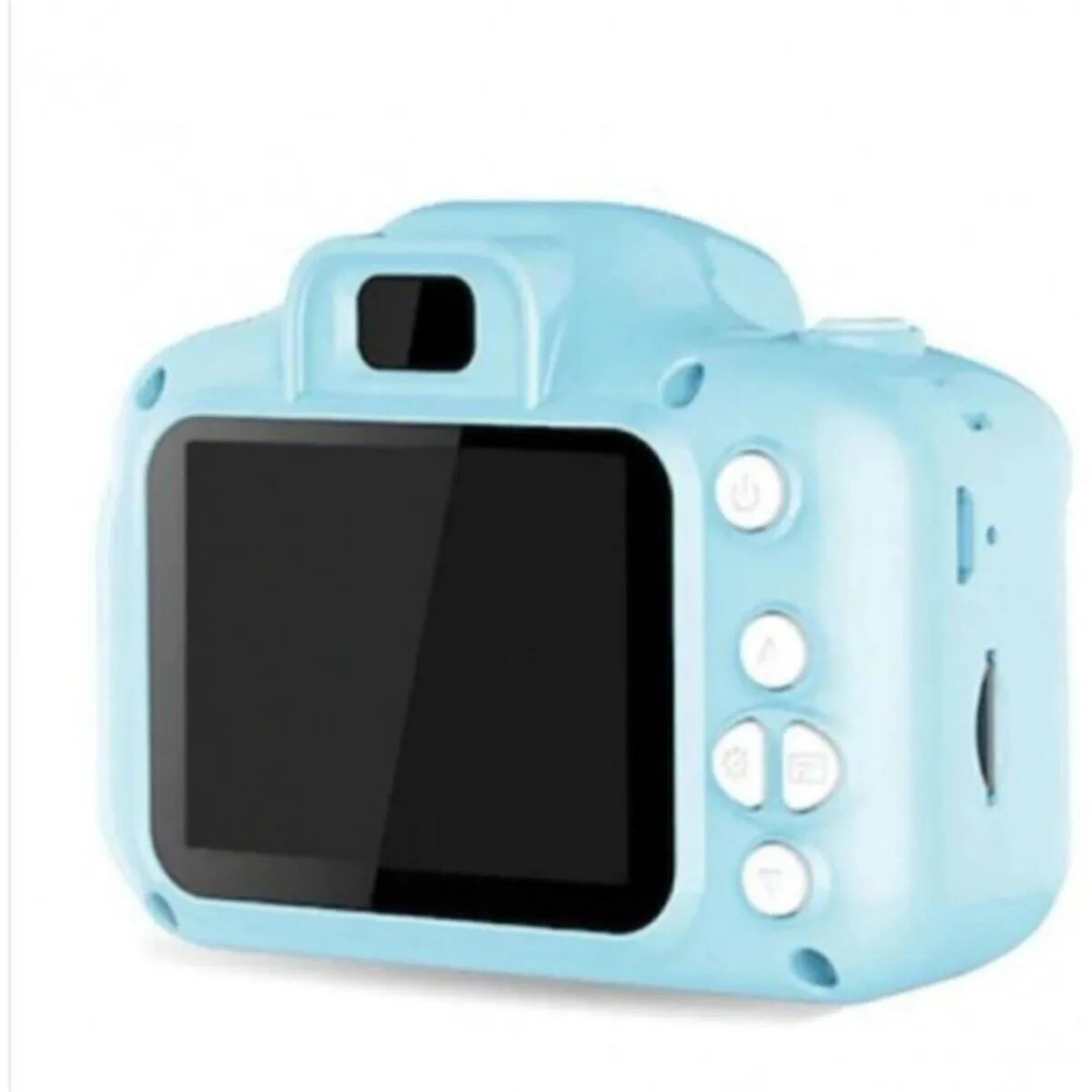 Mavi X200 Çocuklar İçin Hafıza Kartlı Mini Fotoğraf Makinesi