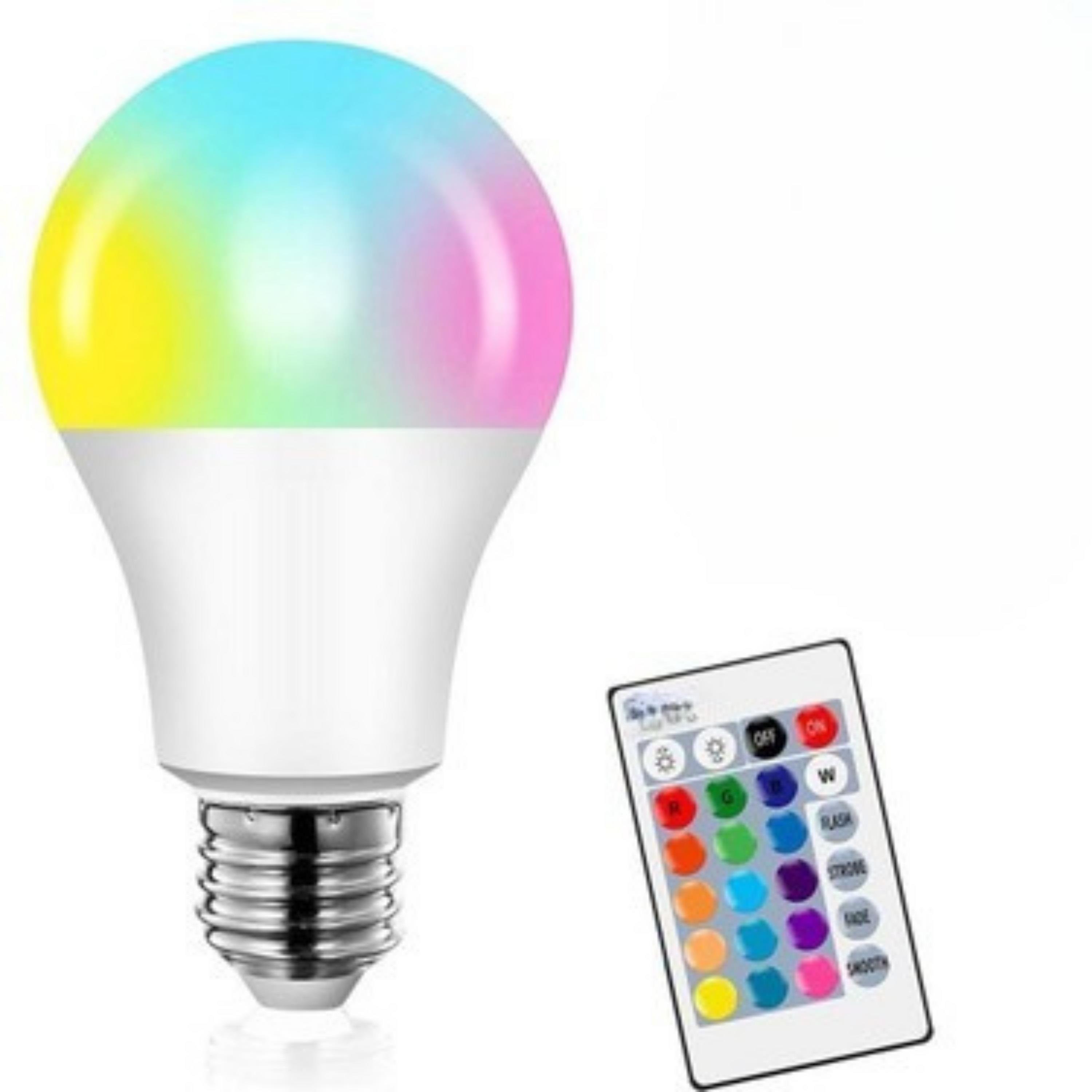 RGB Renk Değiştiren Kumandalı Led Ampul