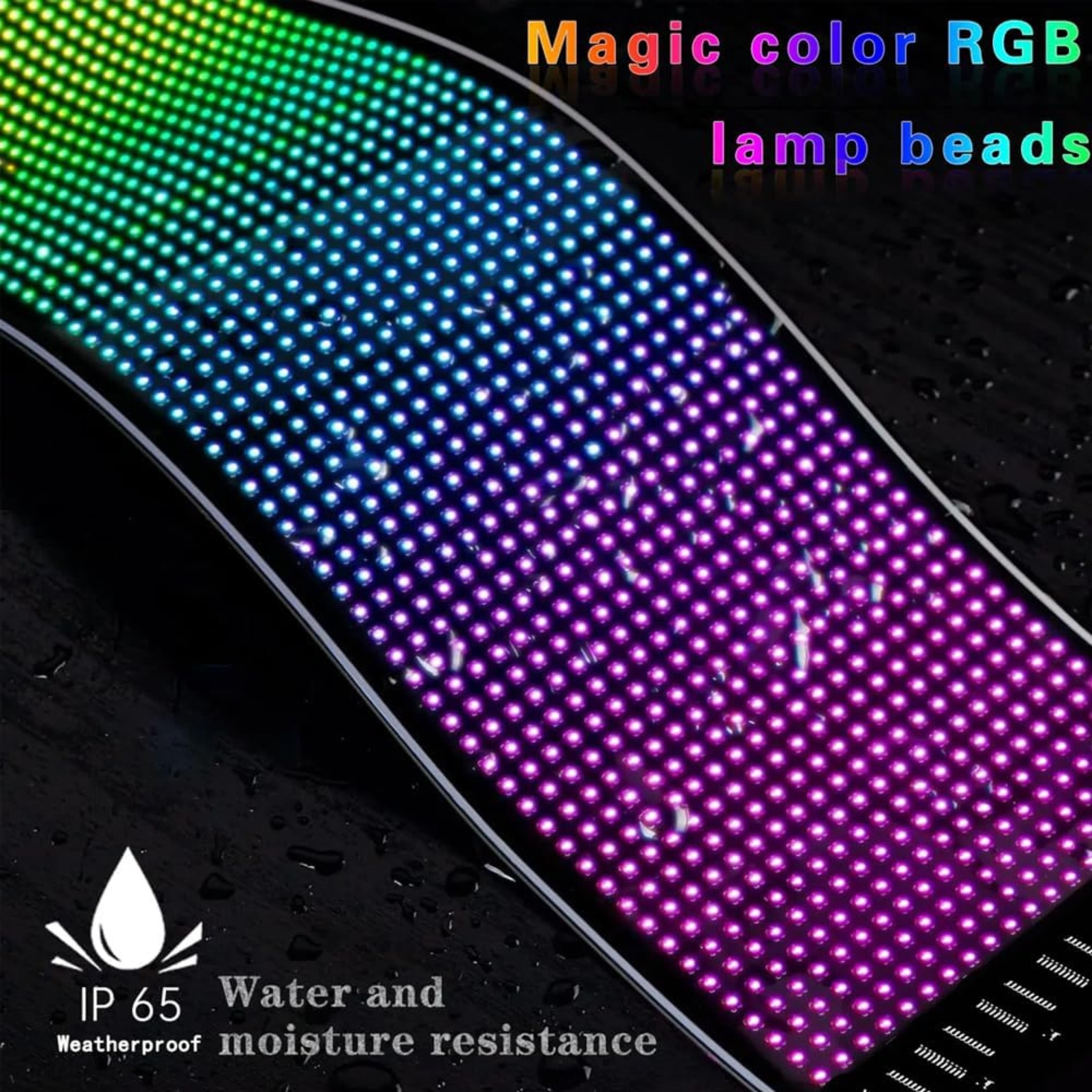 Led Araç İçi Matrix Yazı Paneli 16*64