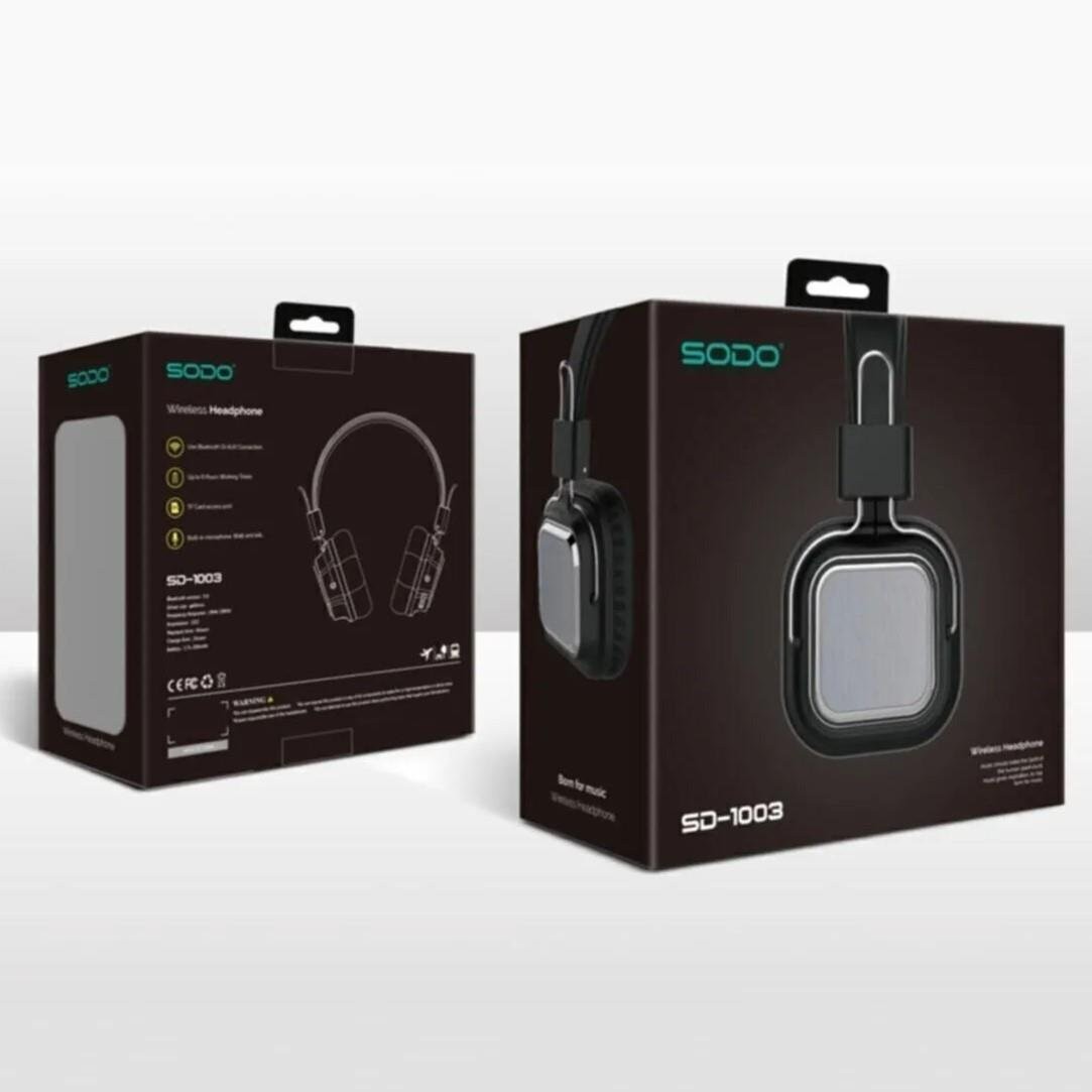 Sodo 1003 Mikrofonlu Bluetooth 5.0 Kulak Üstü Kulaklık