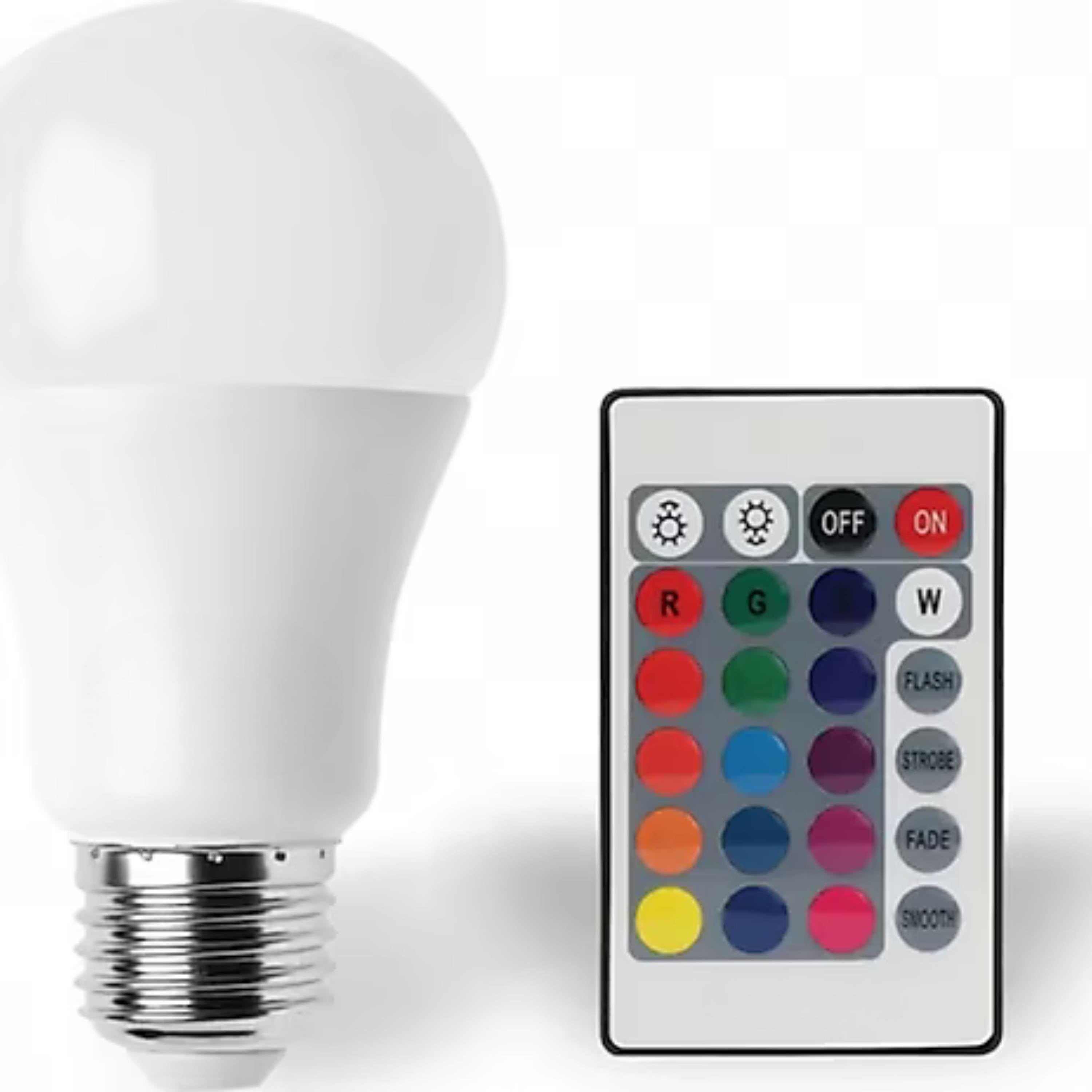 RGB Renk Değiştiren Kumandalı Led Ampul