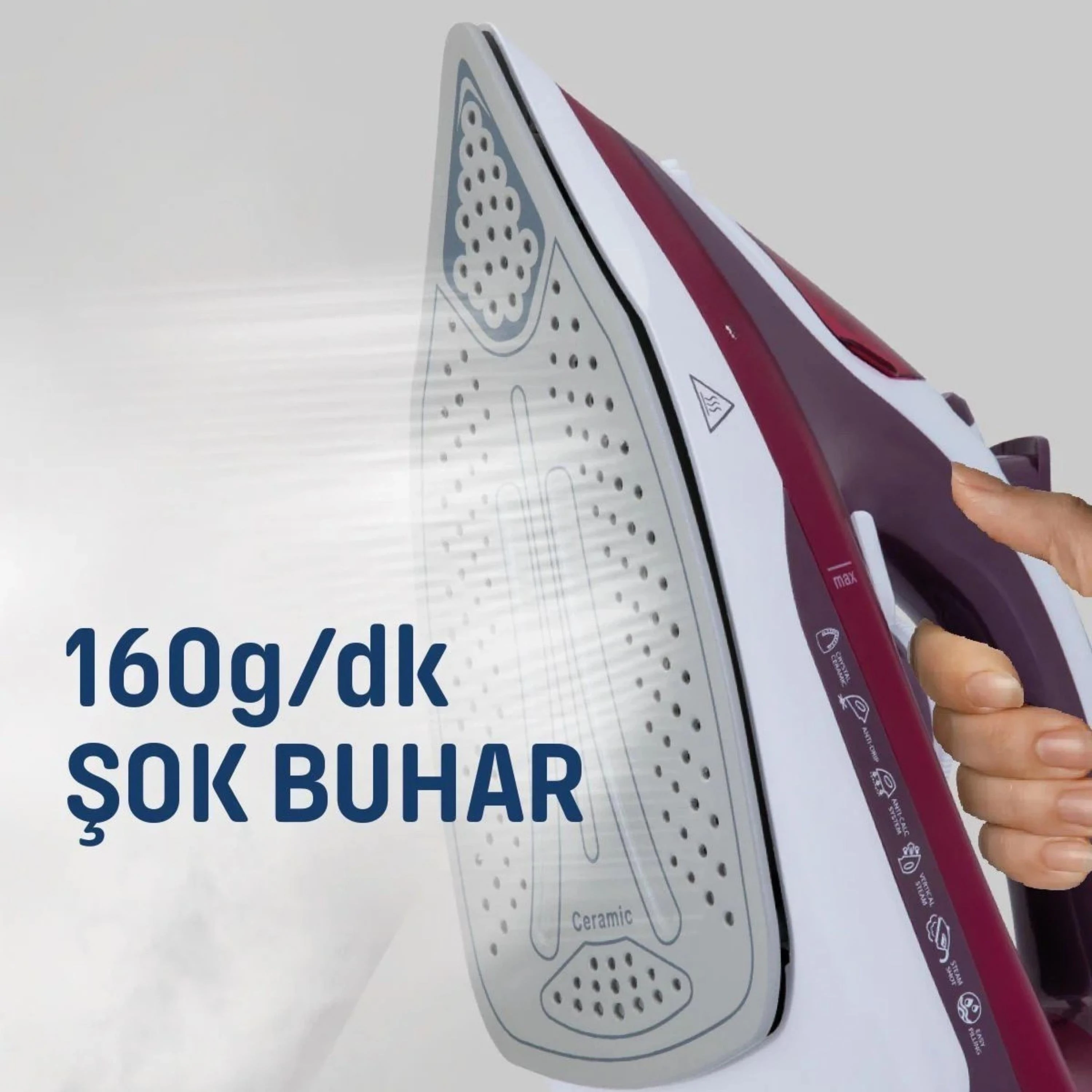 Orijinal Gold Master Maxipress Buharlı Ütü