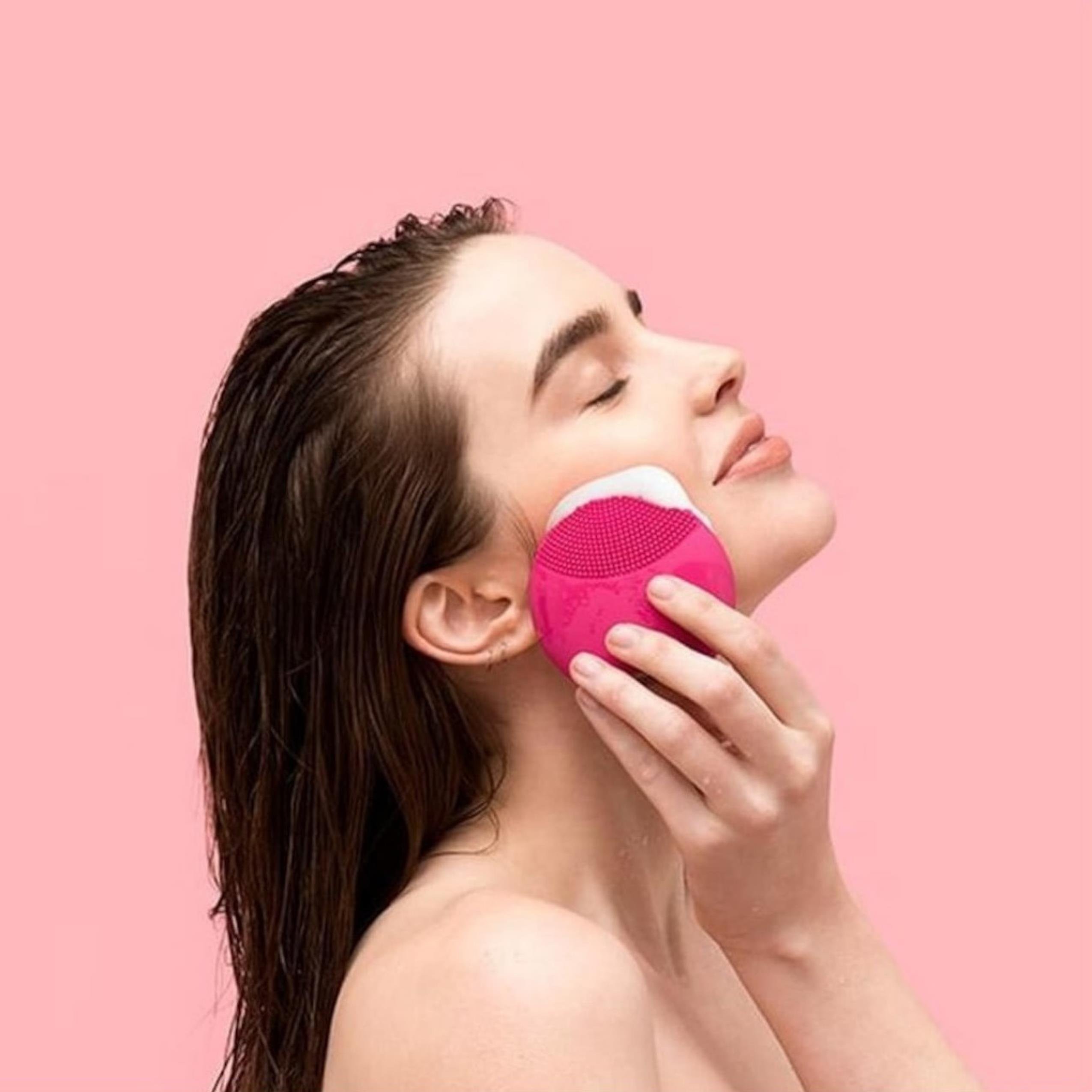 Pembe Forever Şarjlı Titreşimli Cilt Temizleme Cihazı