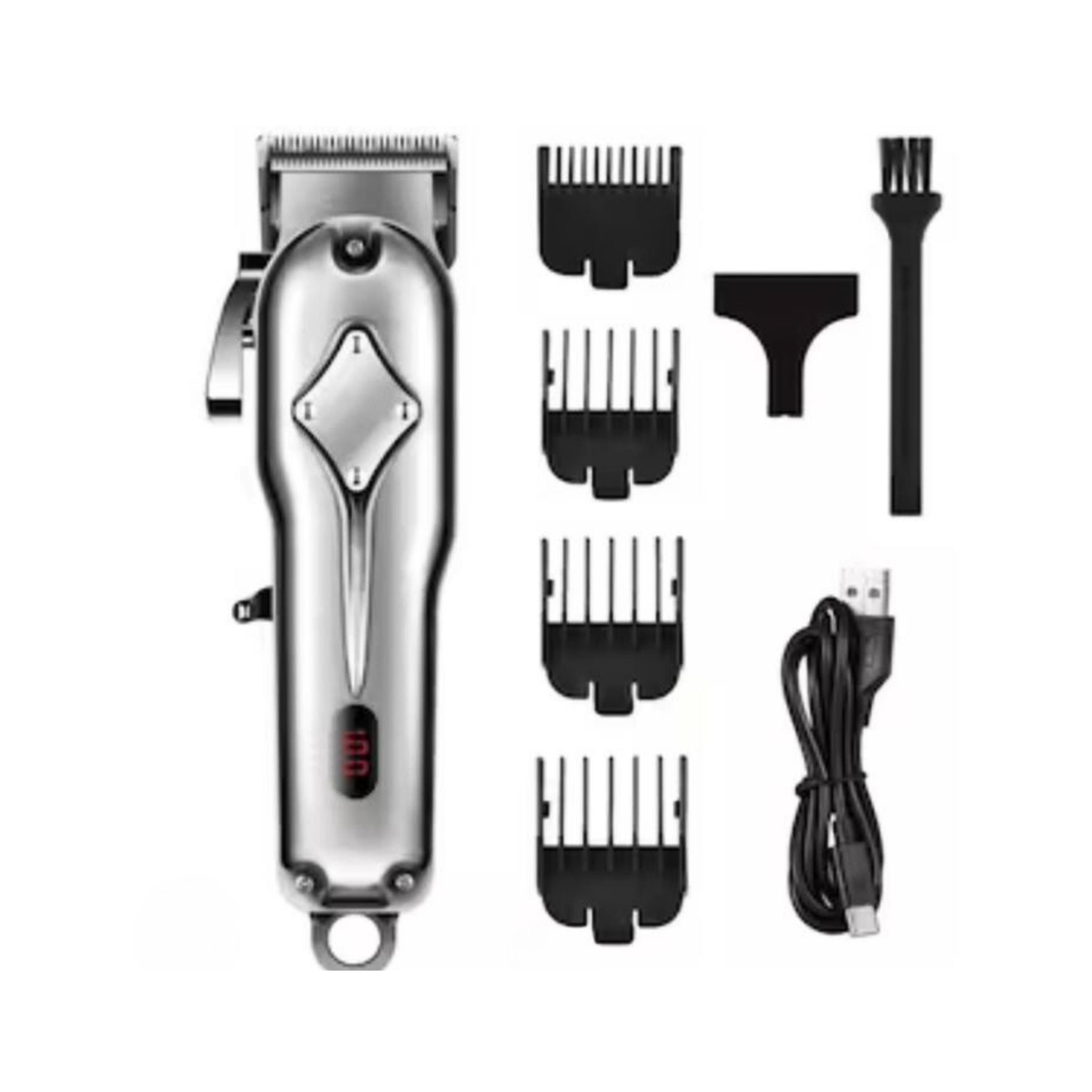 Gümüş Insua HK-770 Led Ekranlı Profesyonel Tıraş Makinesi Seti