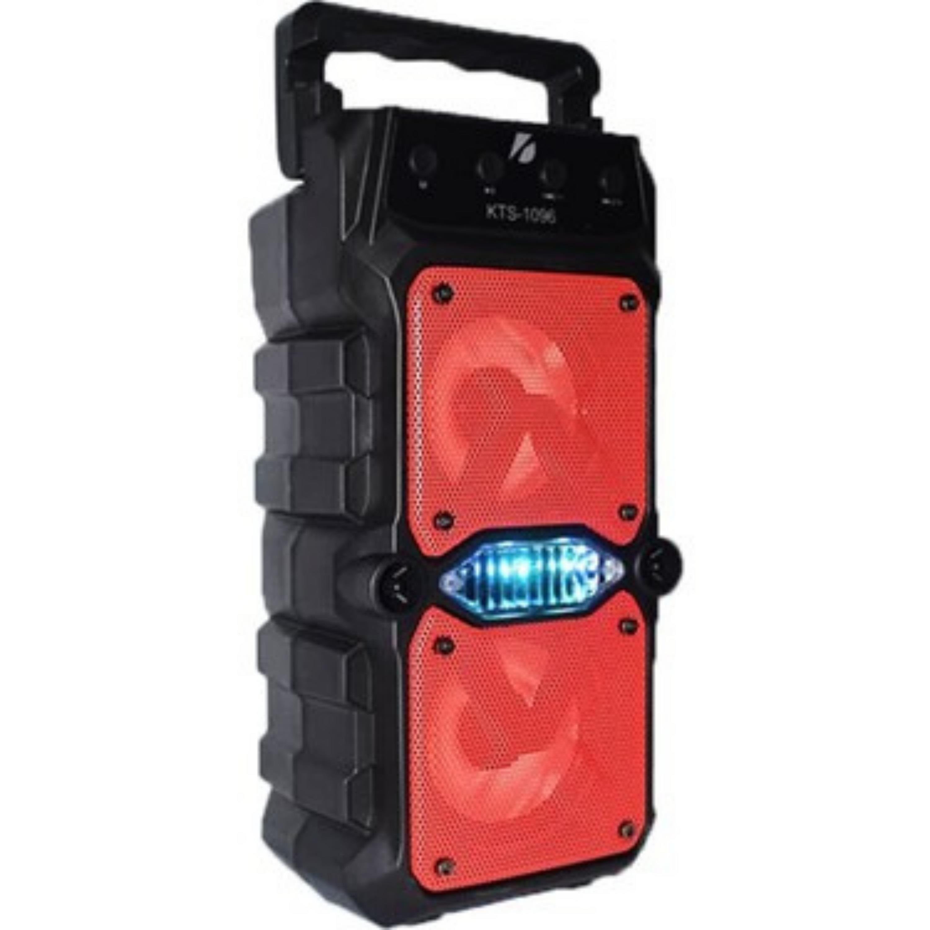 KTS-1096 Taşınabilir Led Işık Bluetooth Hoparlör-Karaoke Hoparlör