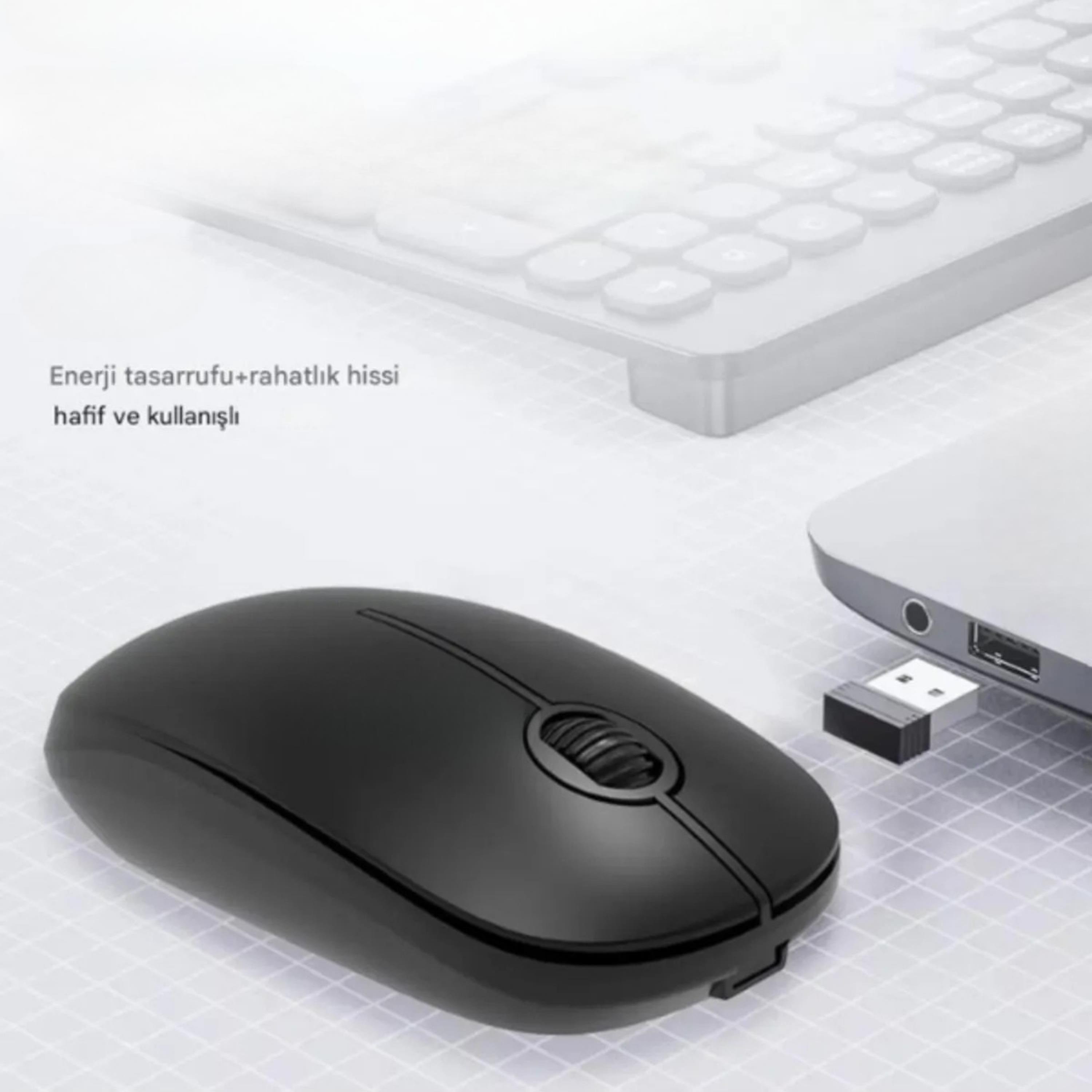PG-8040 Kablosuz Kare Tuşlu Klavye Ve Mouse