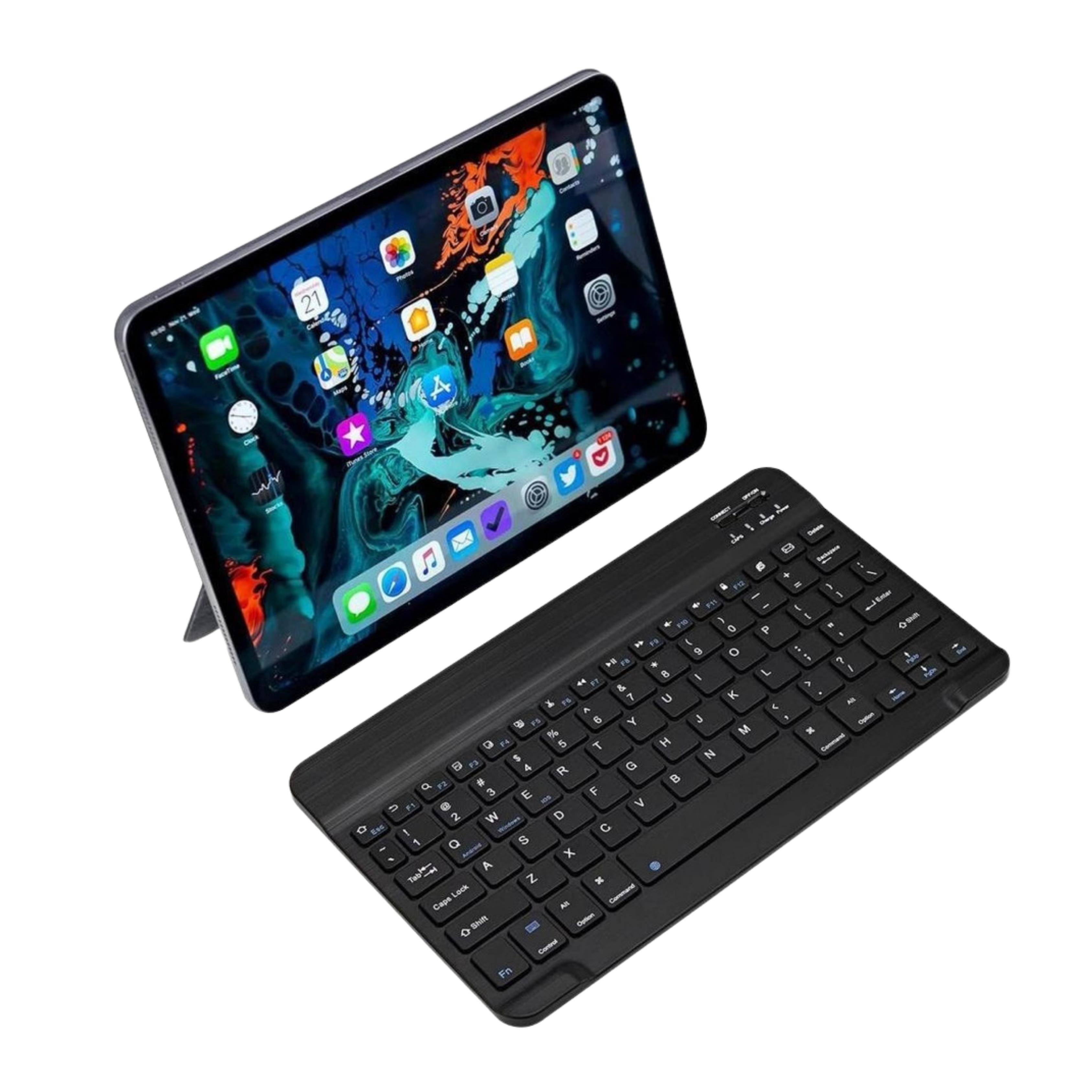 JV-330 Siyah Kare Tuşlu Bluetooth Kablosuz Klavye