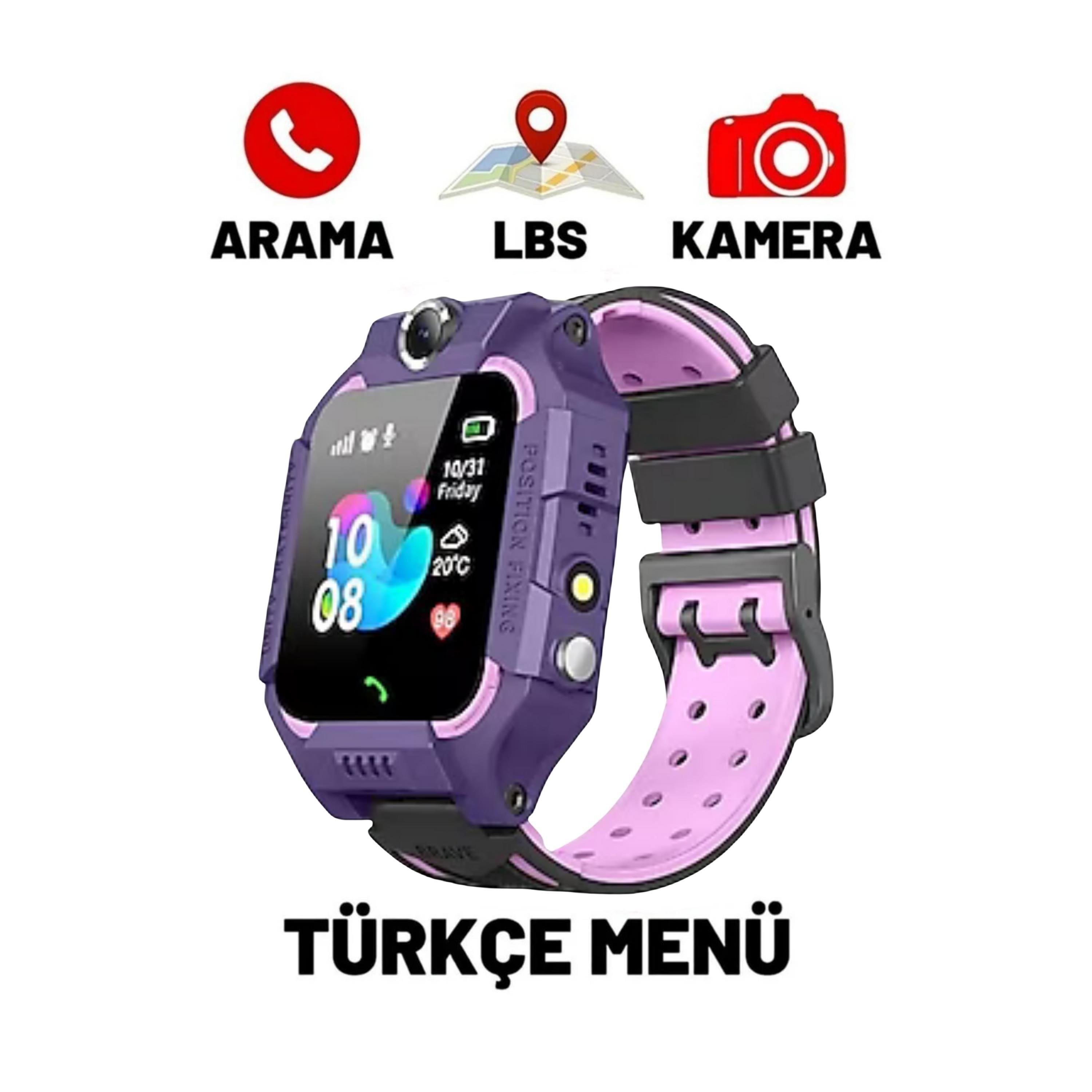 Mor Sim Kartlı Çocuk Saati S10 Akıllı Saat