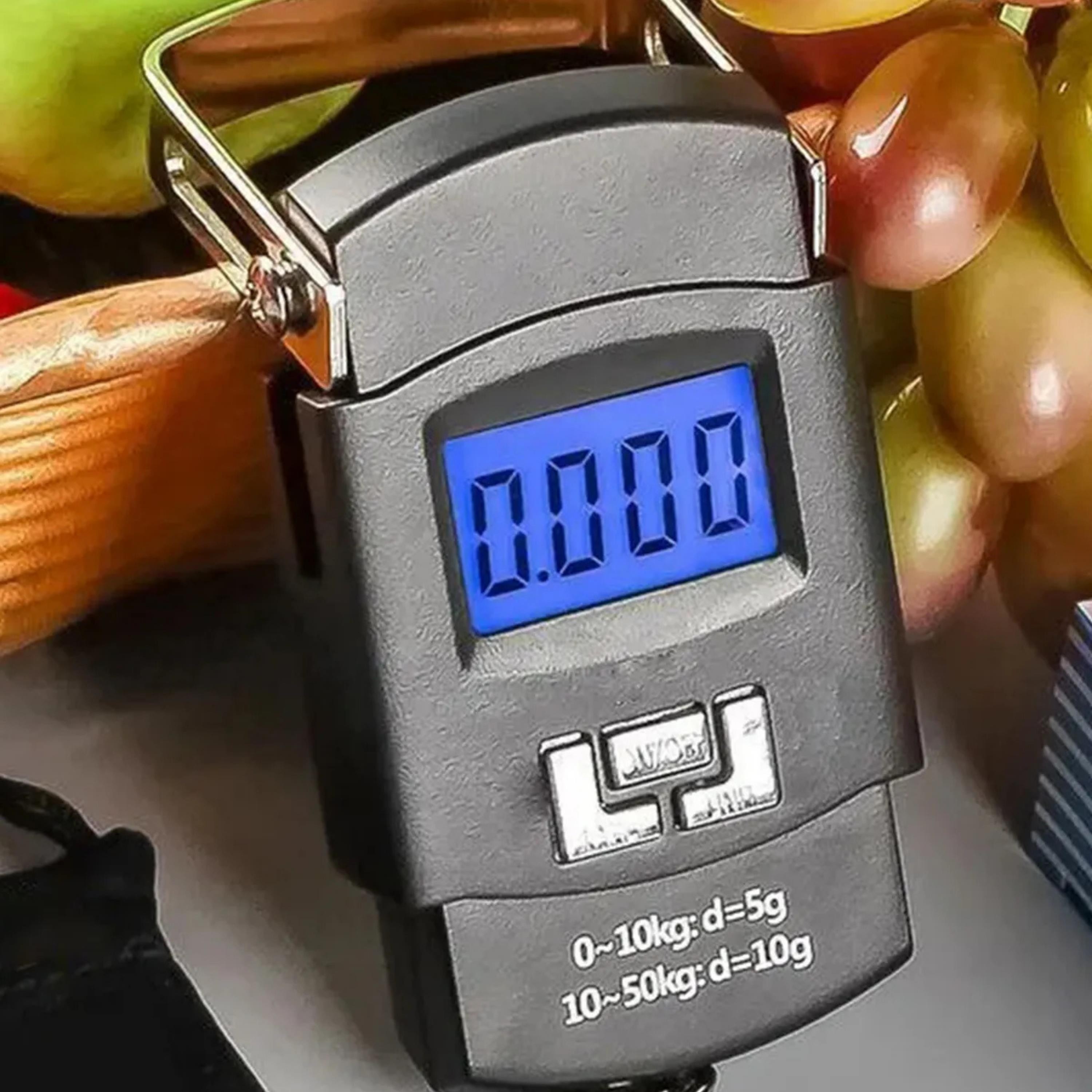 Taşınabilir Elektronik Dijital Göstergeli El Kantarı 50 Kg Terazi 10 Gr Hassas Tartı