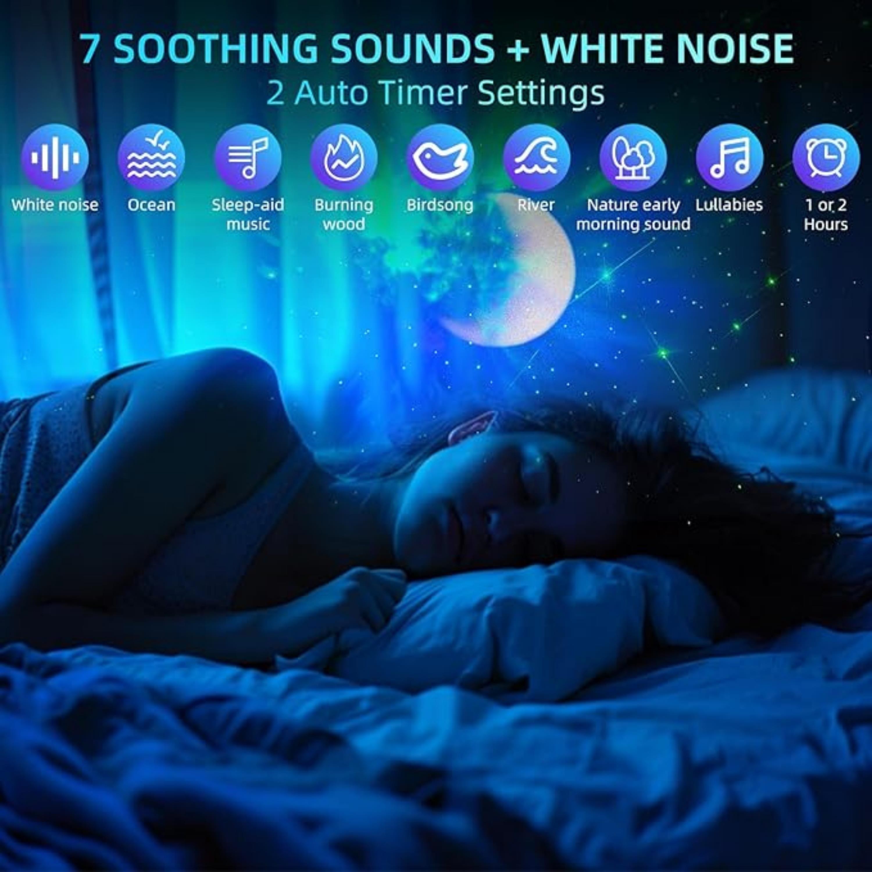 Astronot Işıklı Galaksi Gökyüzü Hoparlörlü Projektör Bluetooth Gece Lambası