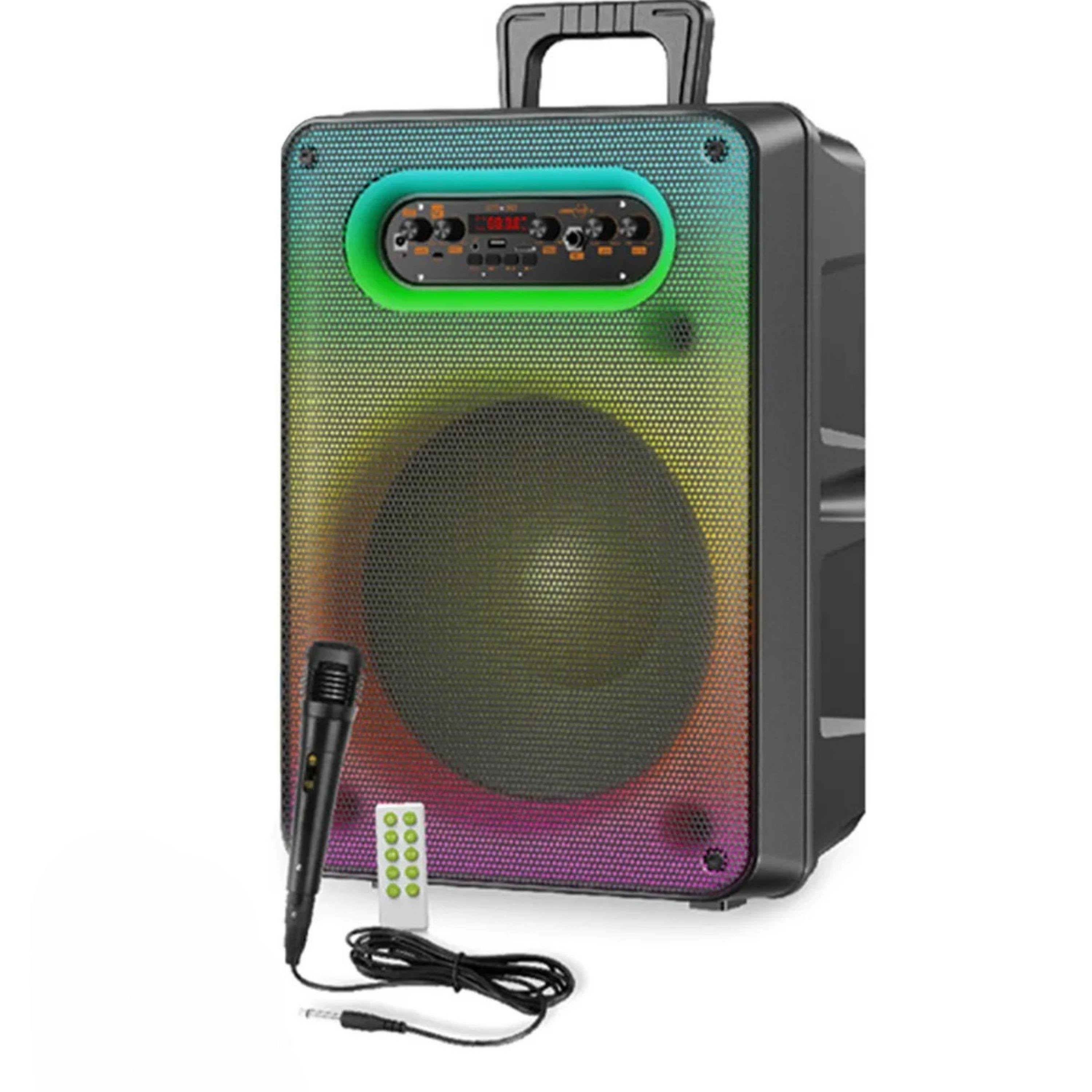 GTS 1593 Taşınabilir Led Işıklı Bluetooth Hoparlör