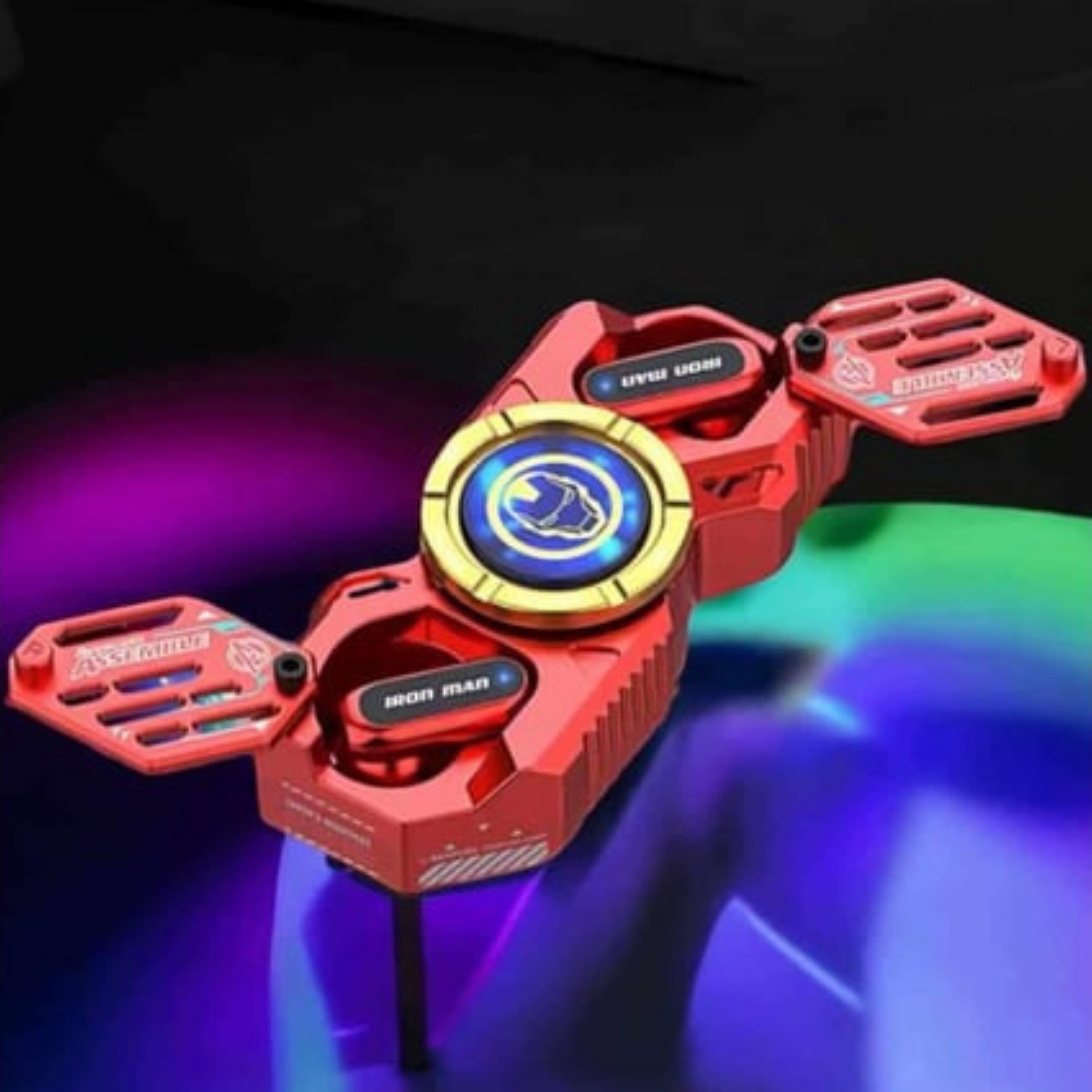 F6 Kırmızı Stres Çarkı Özellikli Marvel Bluetooth Kulaklık