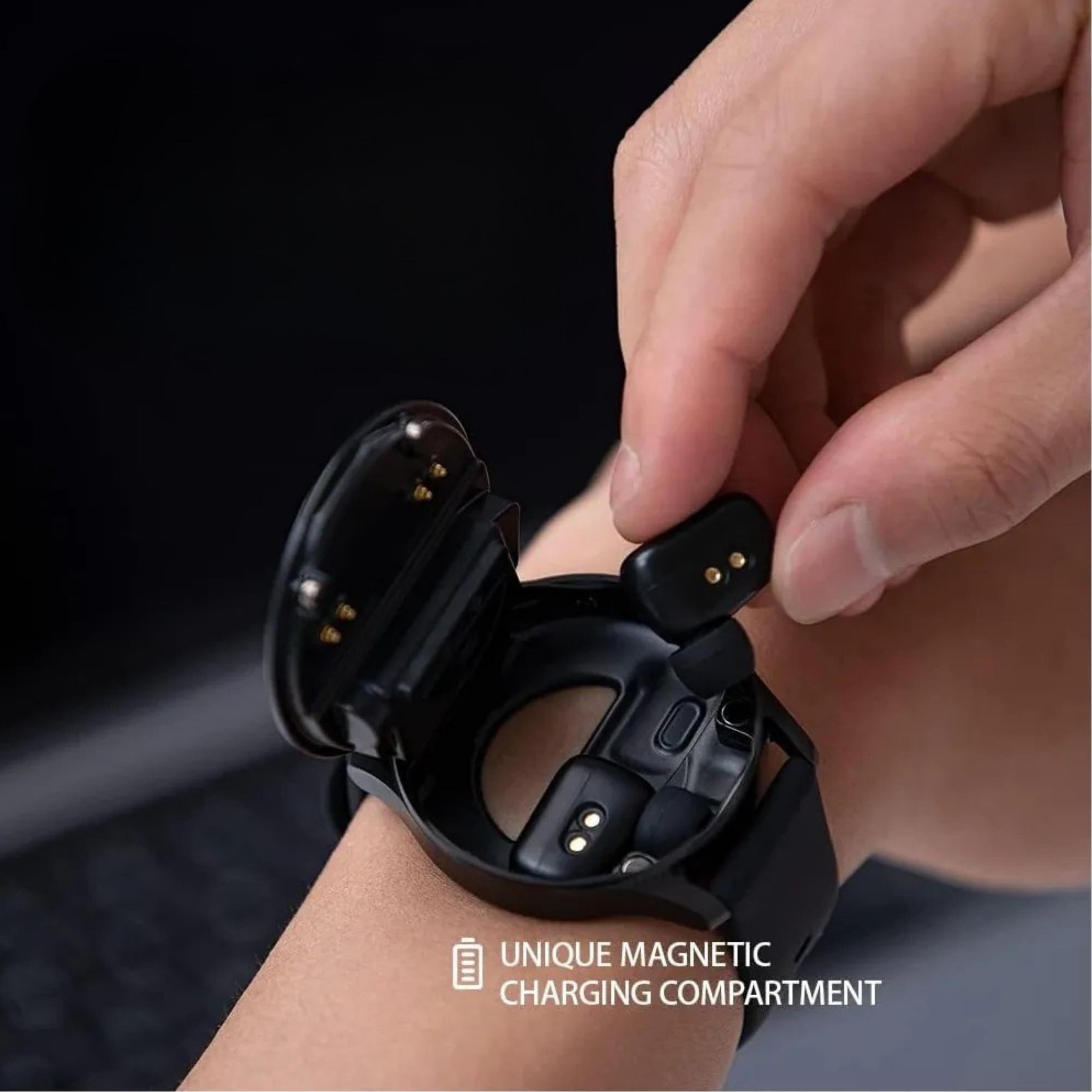 RW-37  Bluetooth Kulaklıklı Çift Kordonlu Akıllı Saat