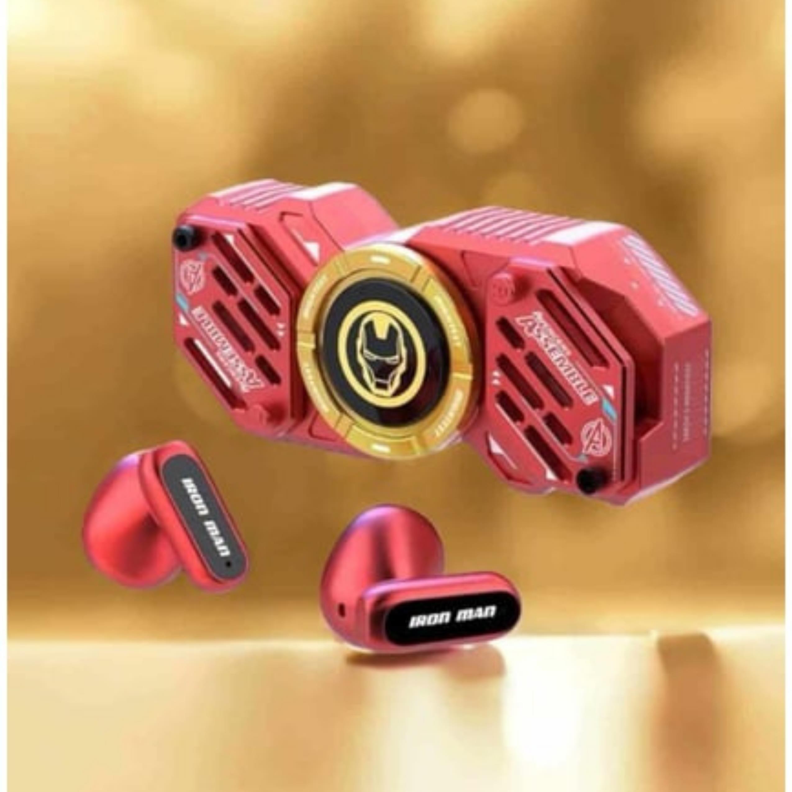 F6 Kırmızı Stres Çarkı Özellikli Marvel Bluetooth Kulaklık