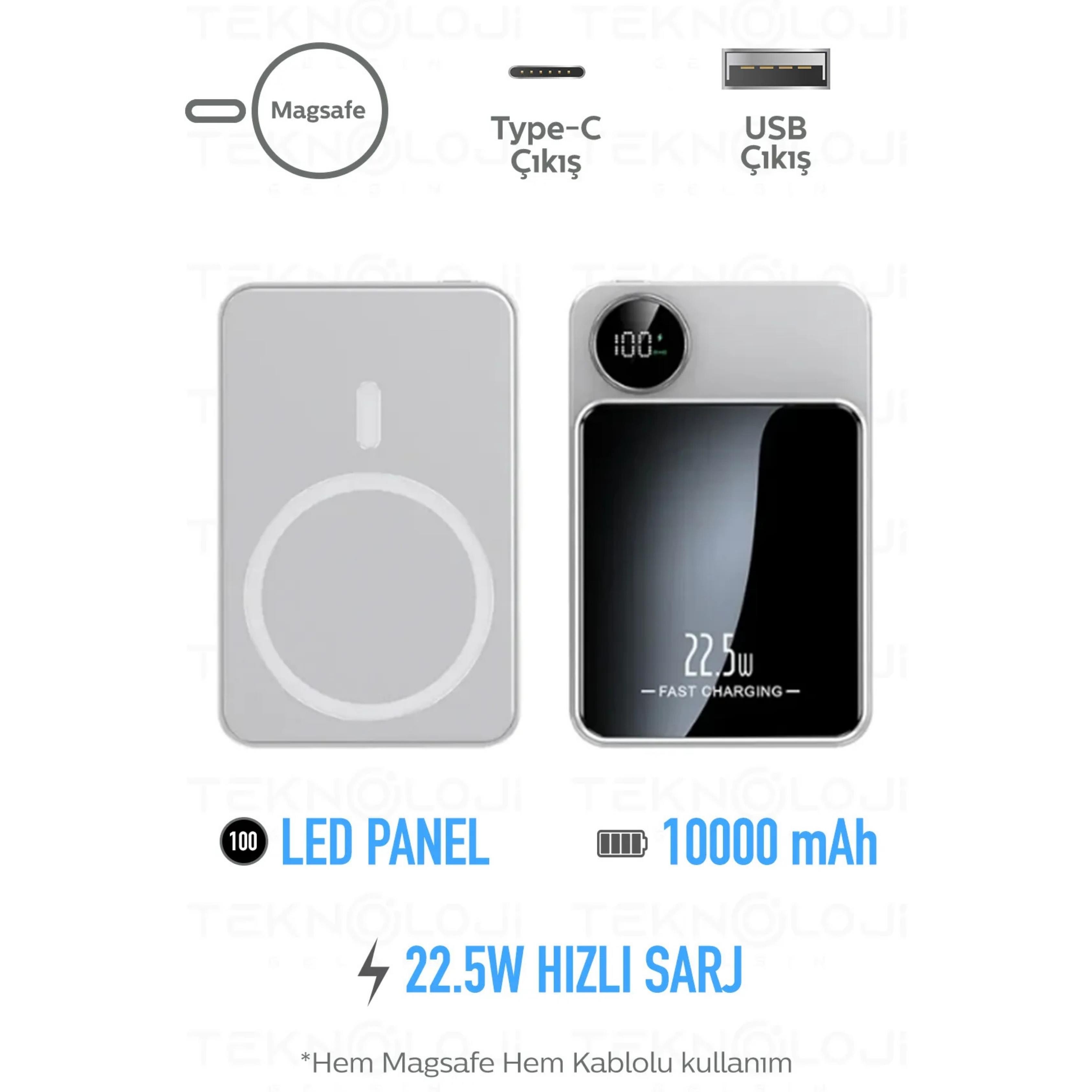 W09 10.000 Mah Magsafe Powerbank