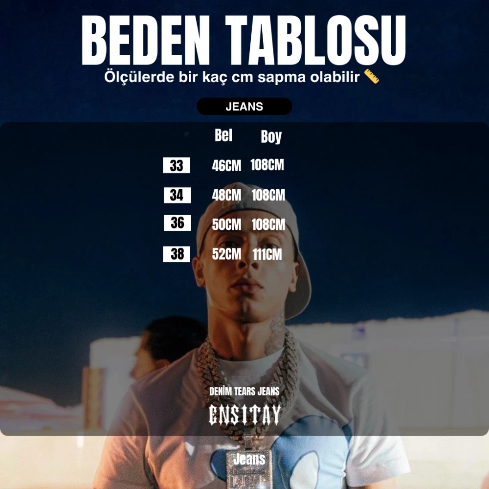 DENIM TEARS  – Blossom Jean Drop