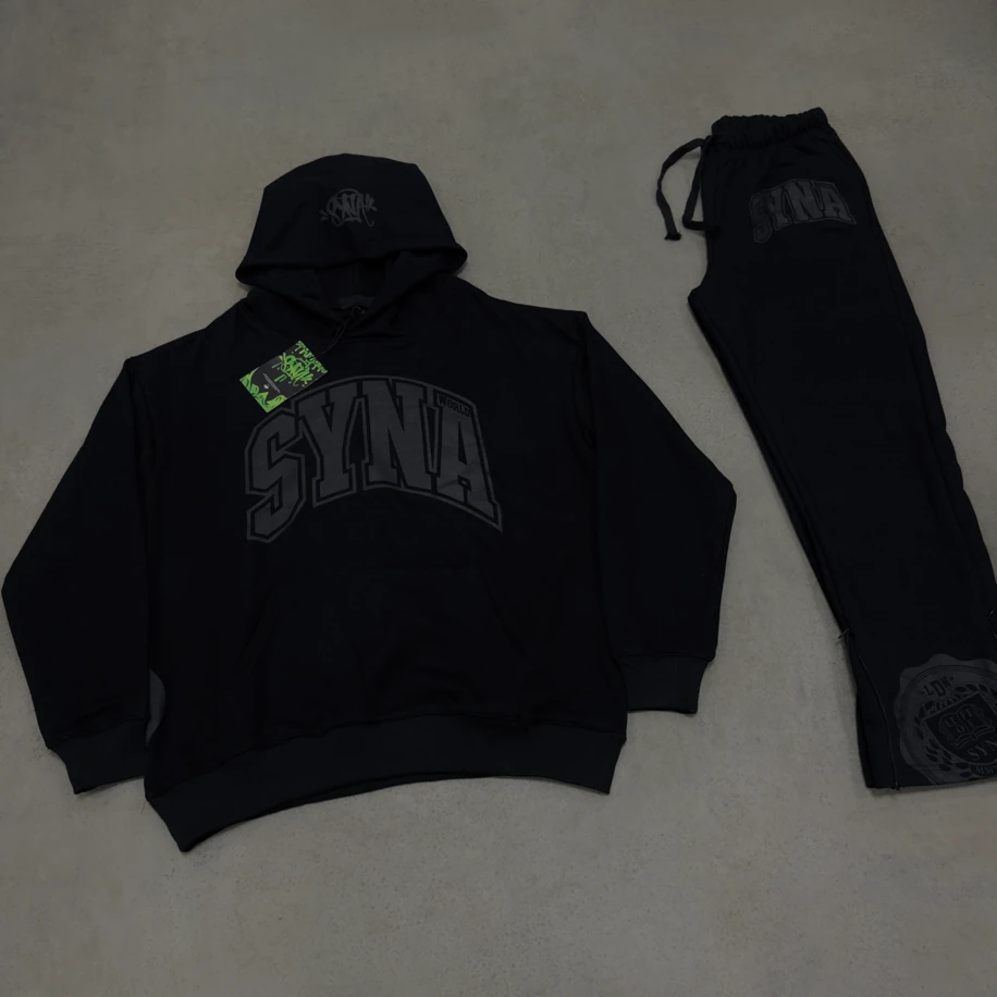 Syna College Tracksuit | Black & Black Edition